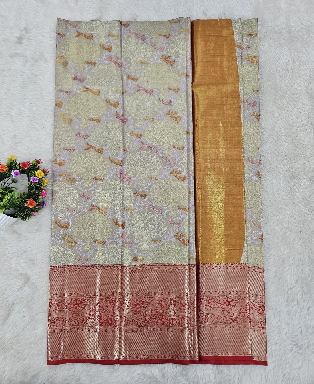 (5–10 Year) Lehenga – Unstitched (Blouse + Material)