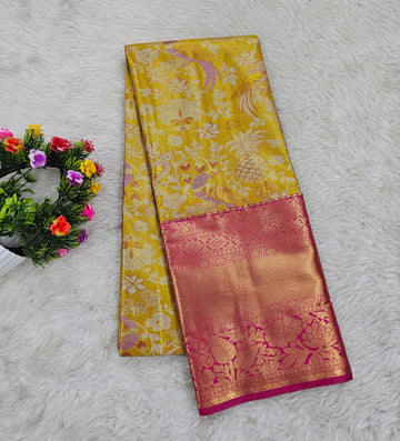 (5–10 Year) Lehenga – Unstitched (Blouse + Material)