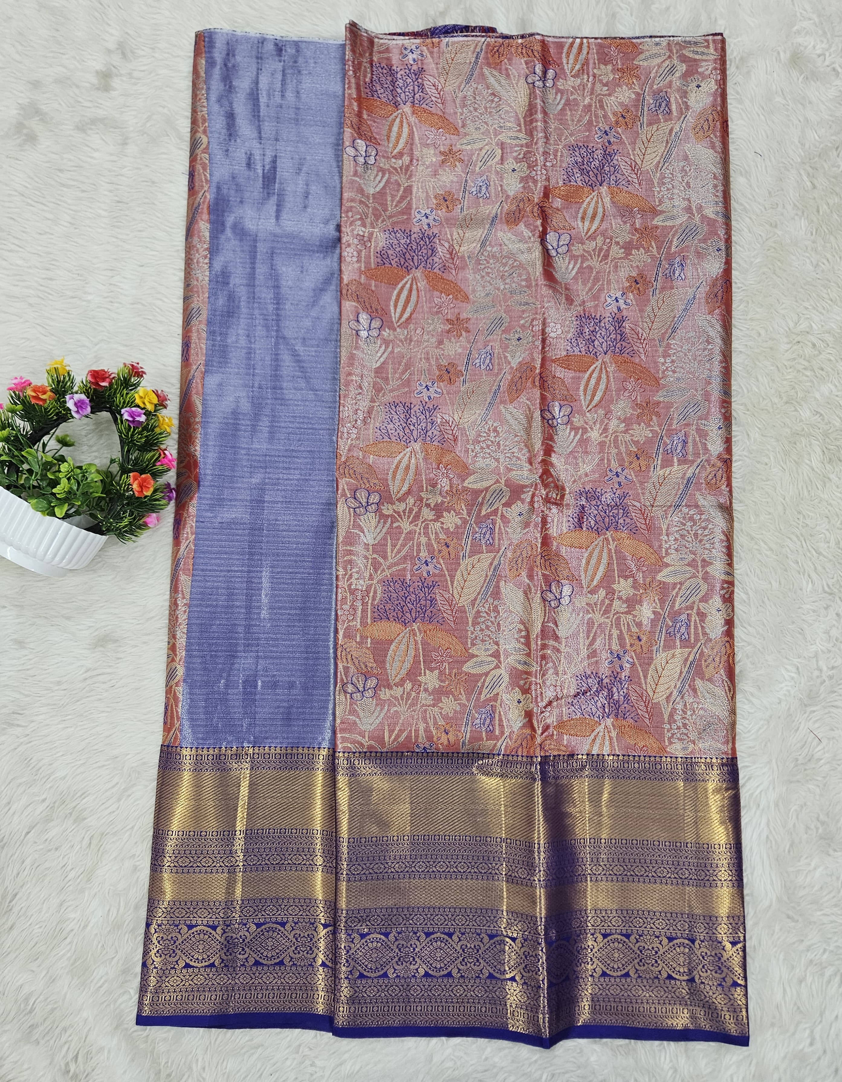 (5–10 Year) Lehenga – Unstitched (Blouse + Material)