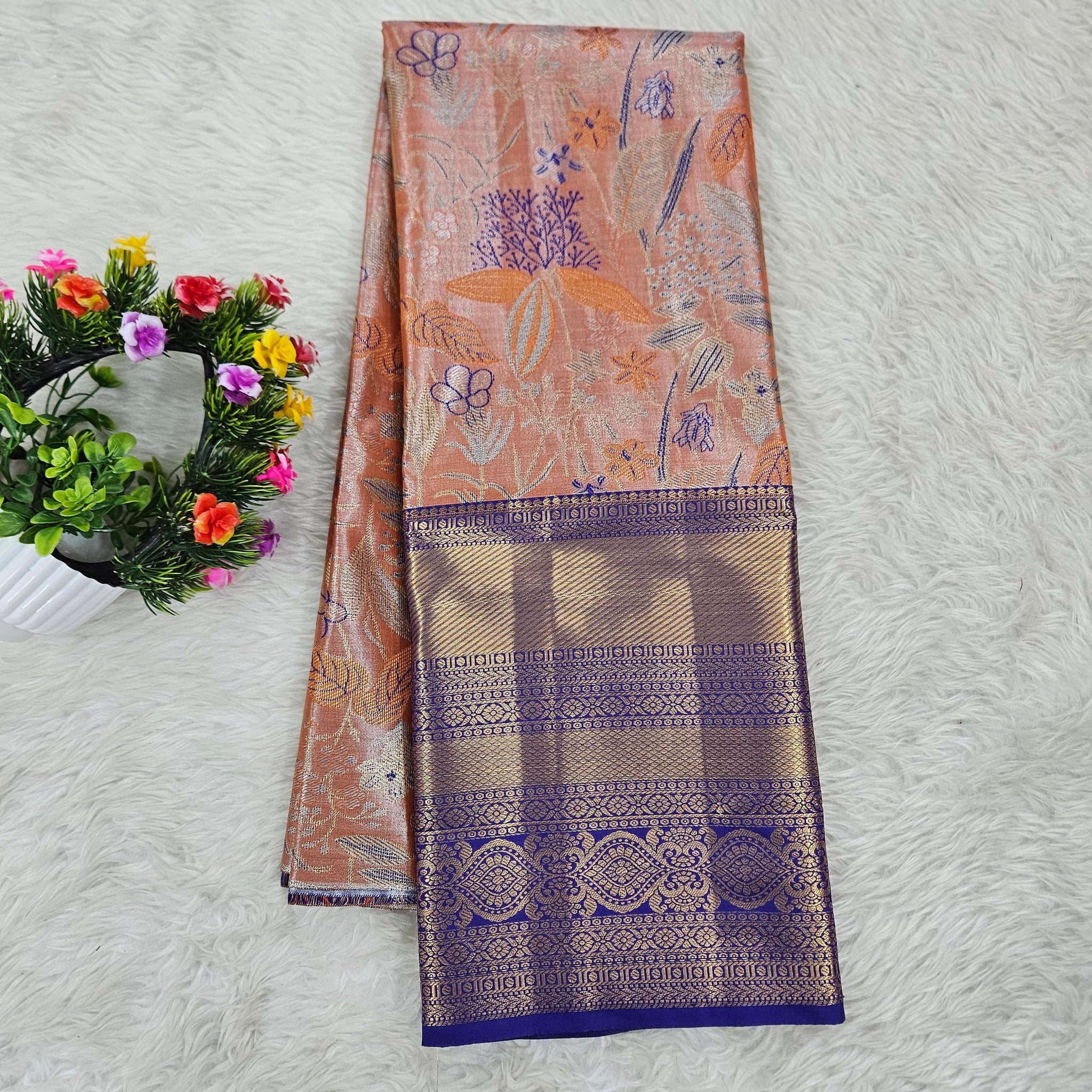 (5–10 Year) Lehenga – Unstitched (Blouse + Material)