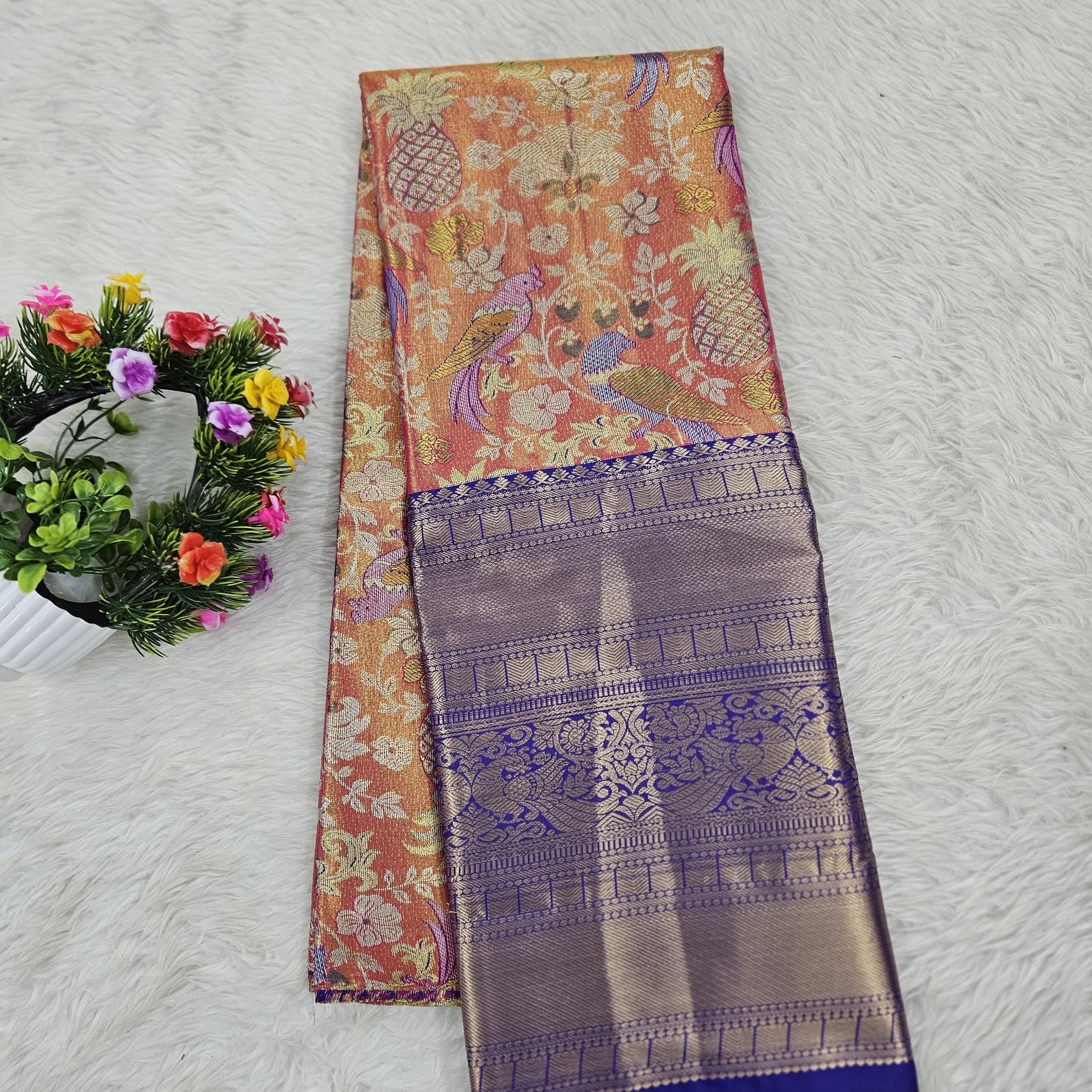 (5–10 Year) Lehenga – Unstitched (Blouse + Material)