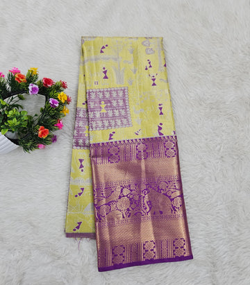 (5–10 Year) Lehenga – Unstitched (Blouse + Material)