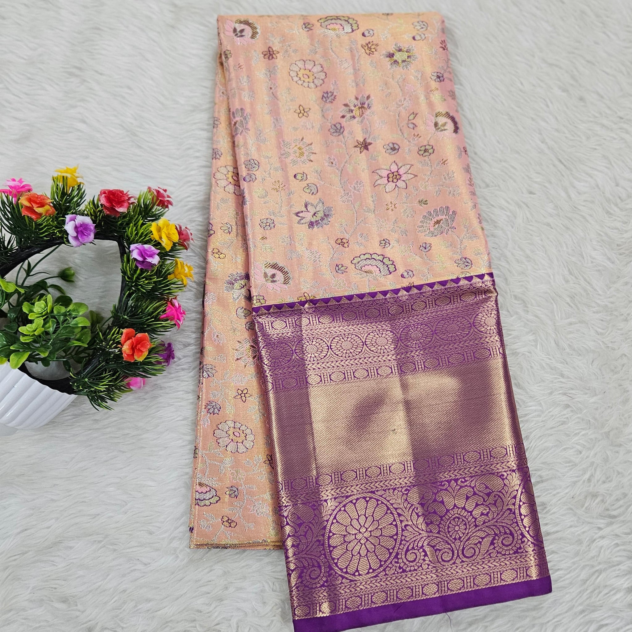 (5–10 Year) Lehenga – Unstitched (Blouse + Material)