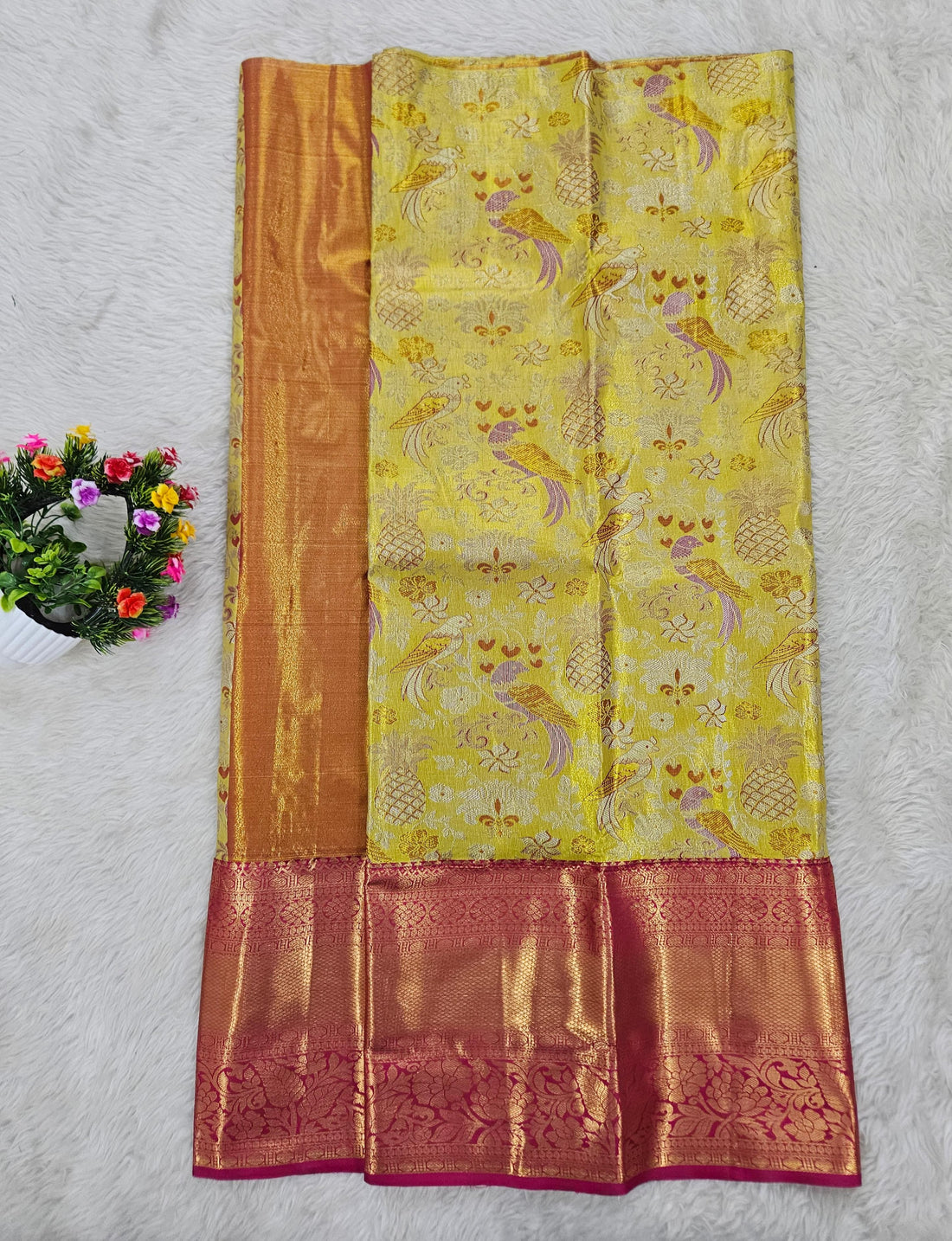 (5–10 Year) Lehenga – Unstitched (Blouse + Material)