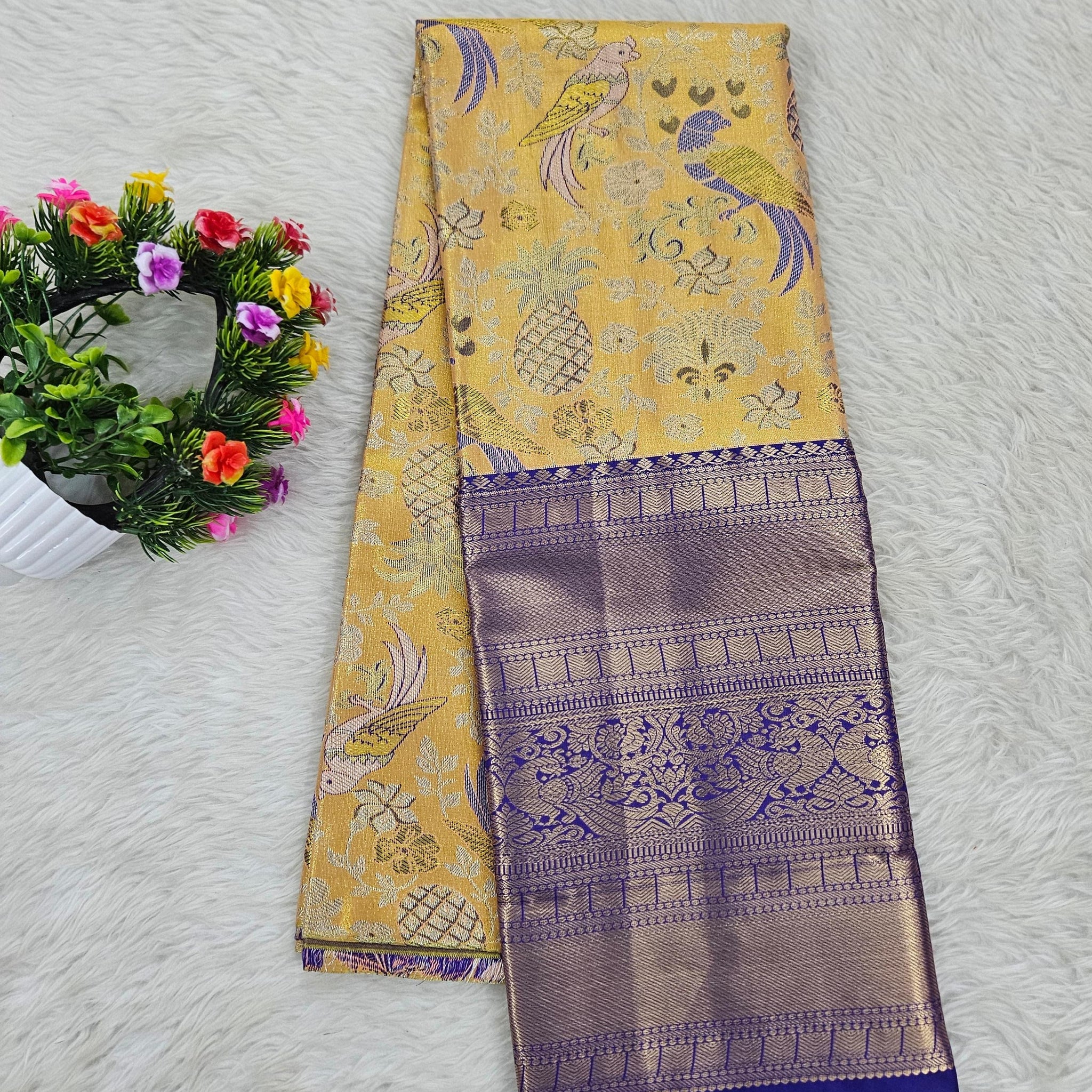 (5–10 Year) Lehenga – Unstitched (Blouse + Material)