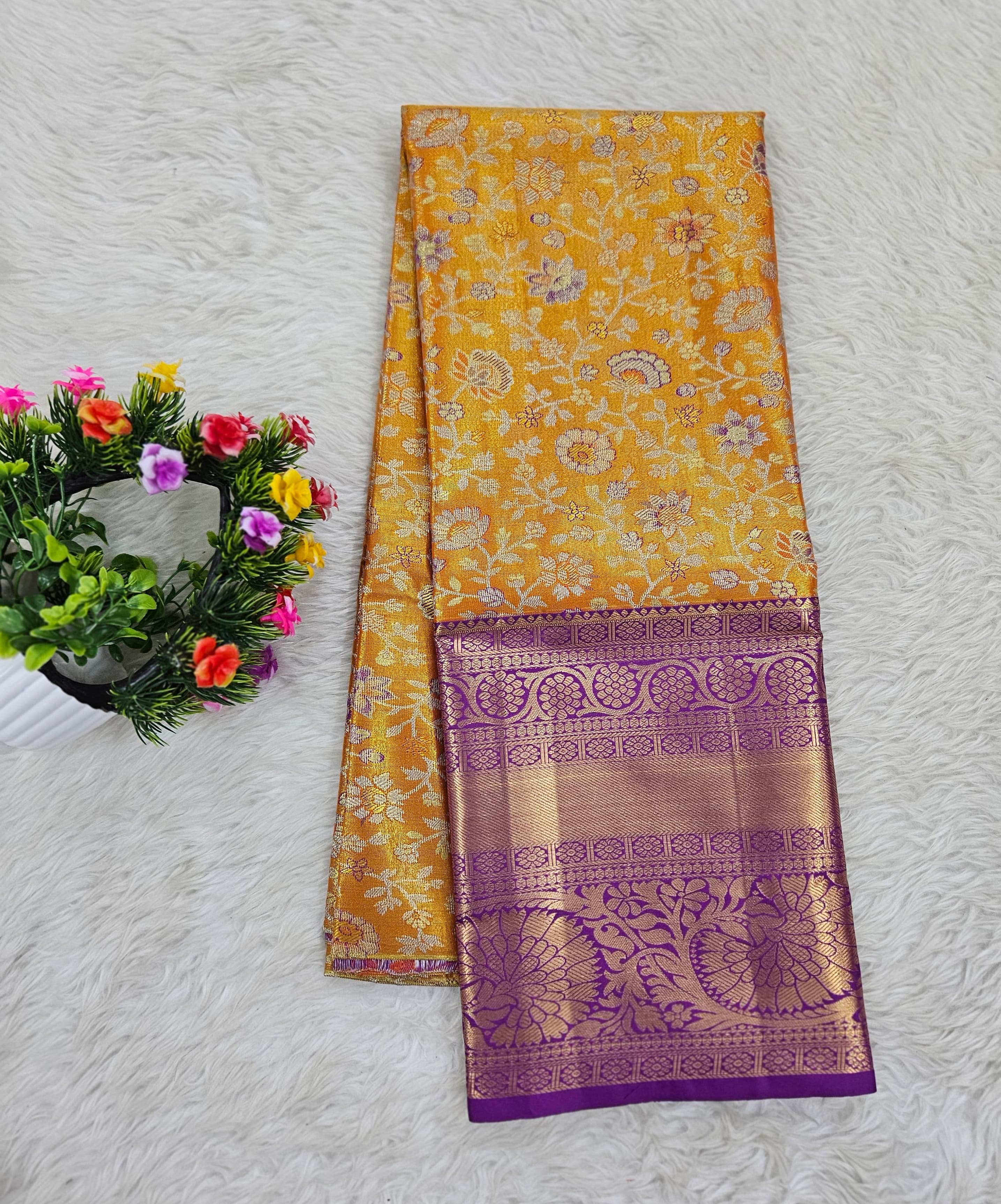 (5–10 Year) Lehenga – Unstitched (Blouse + Material)