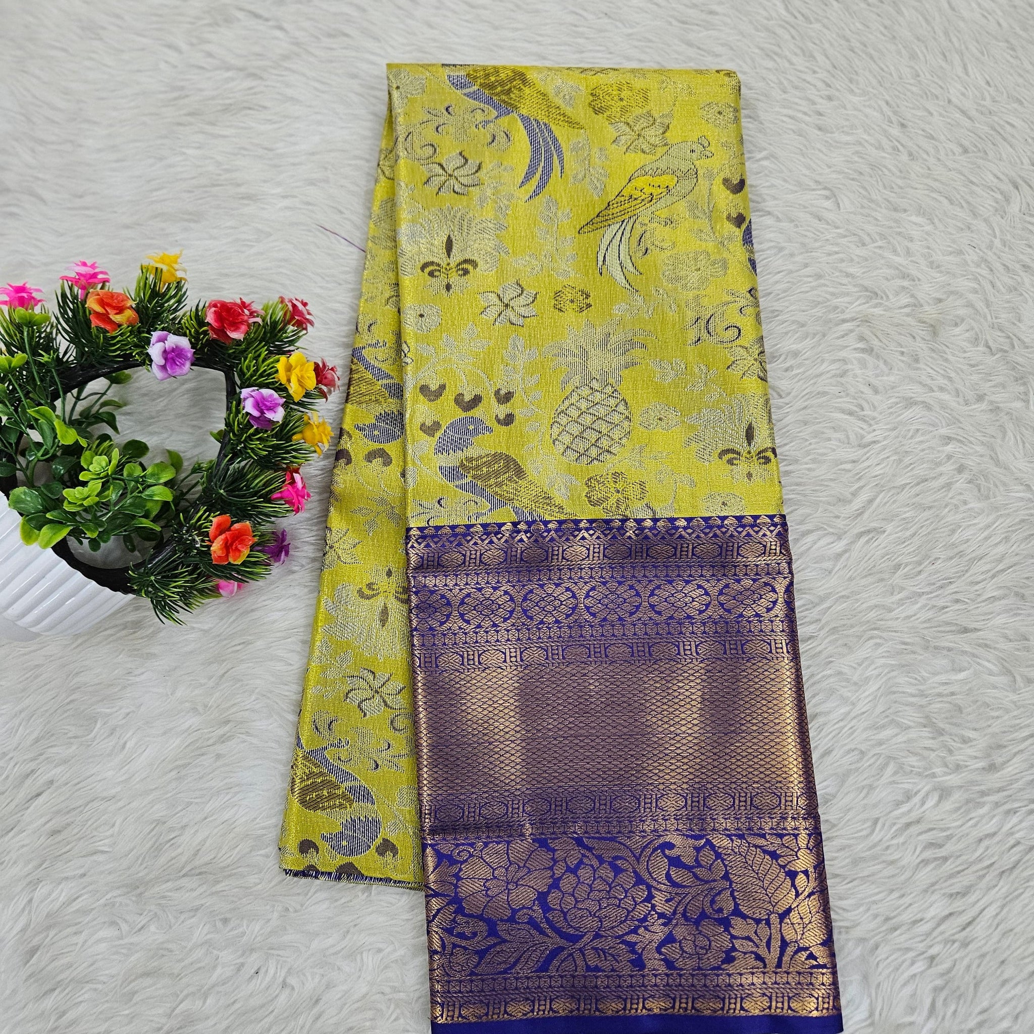 (5–10 Year) Lehenga – Unstitched (Blouse + Material)