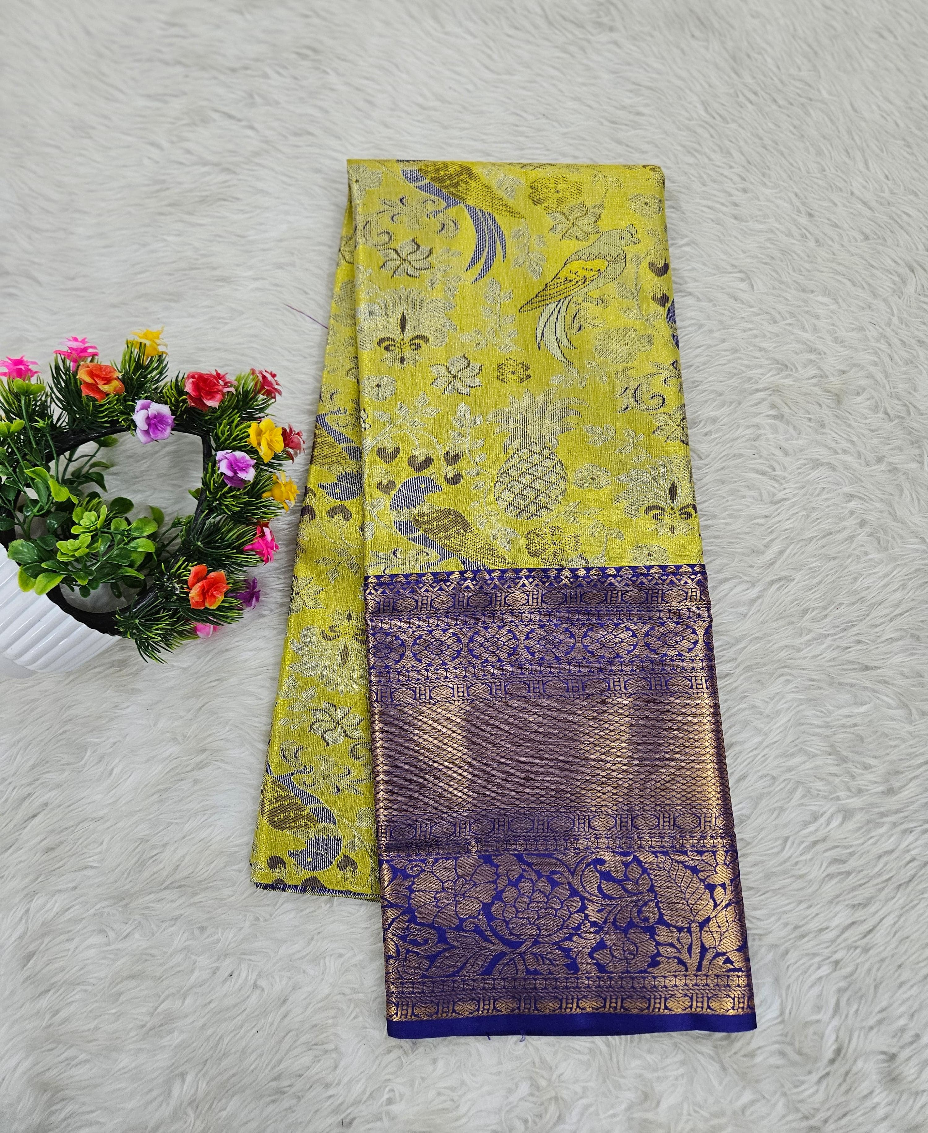 (5–10 Year) Lehenga – Unstitched (Blouse + Material)