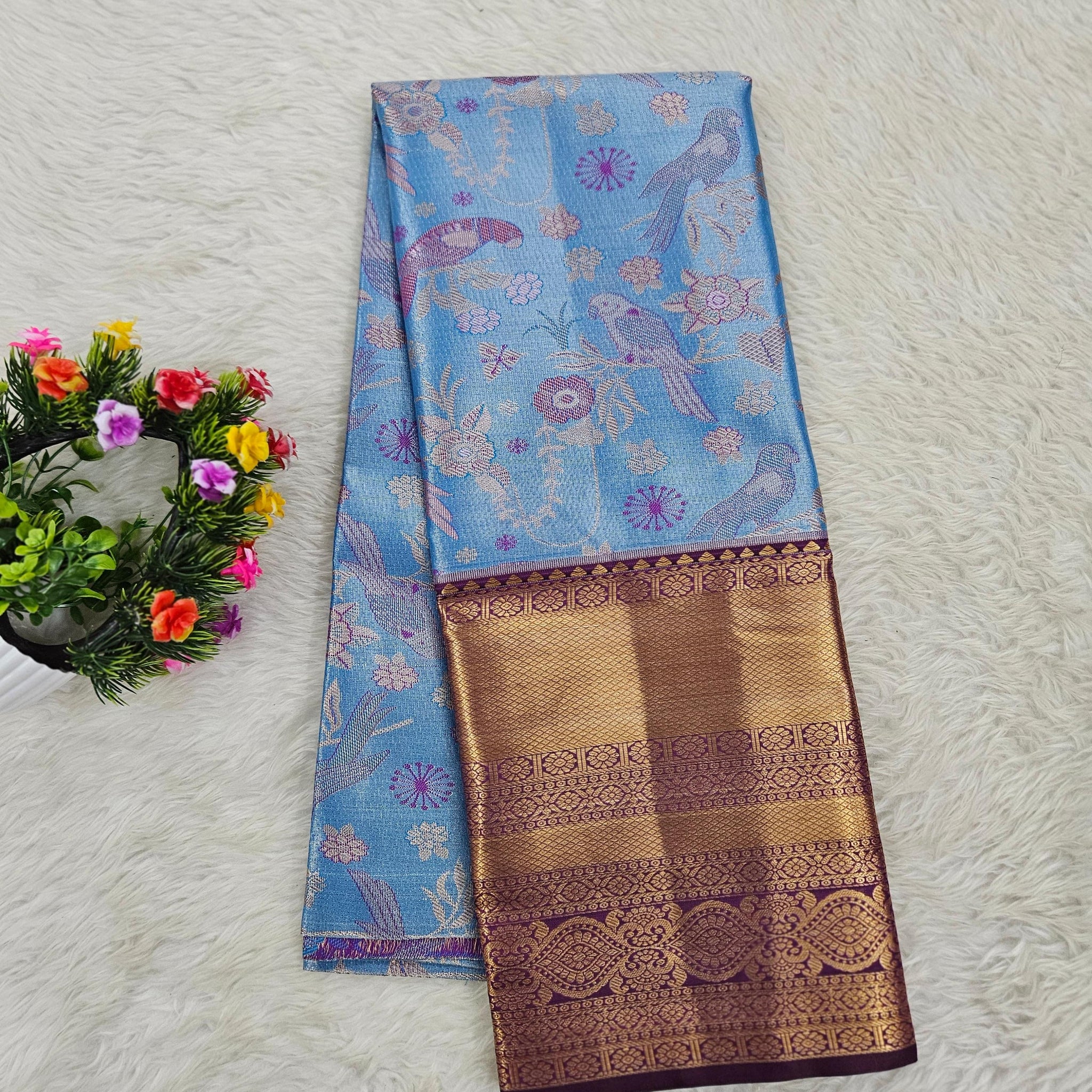 (5–10 Year) Lehenga – Unstitched (Blouse + Material)