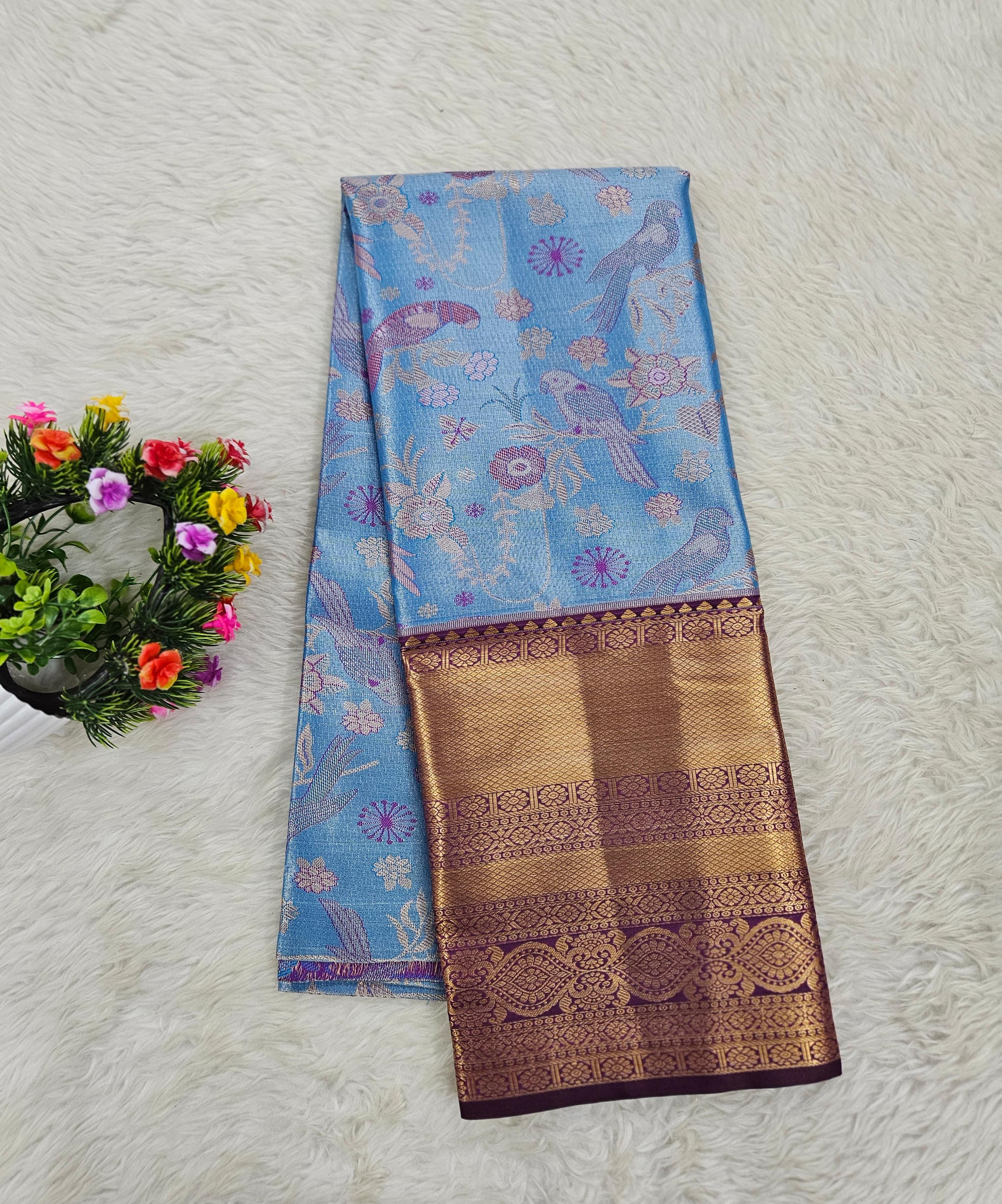 (5–10 Year) Lehenga – Unstitched (Blouse + Material)