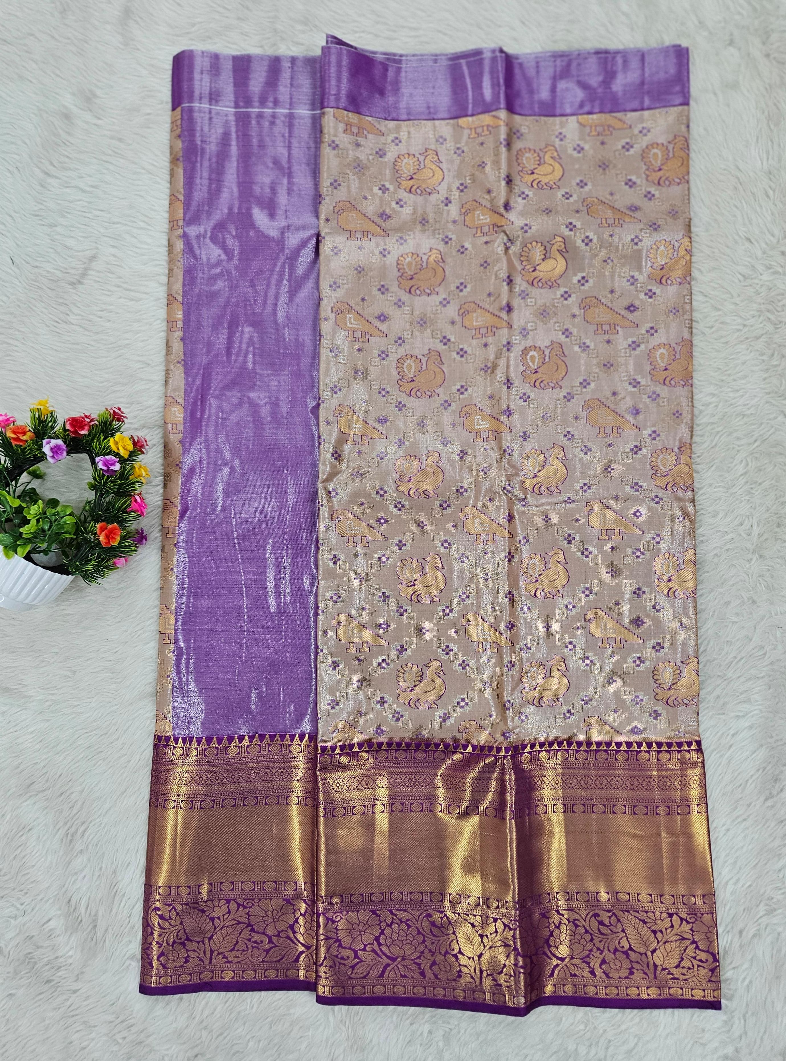 (5–10 Year) Lehenga – Unstitched (Blouse + Material)