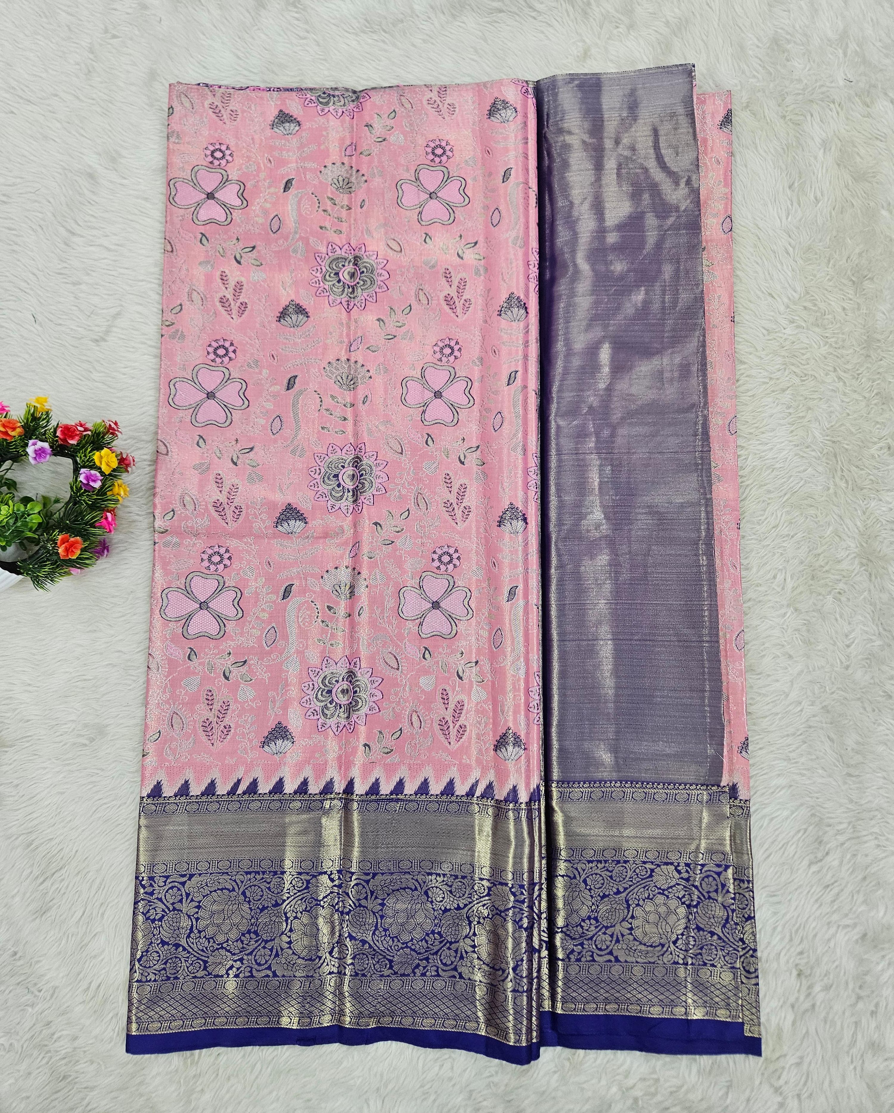 (5–10 Year) Lehenga – Unstitched (Blouse + Material)