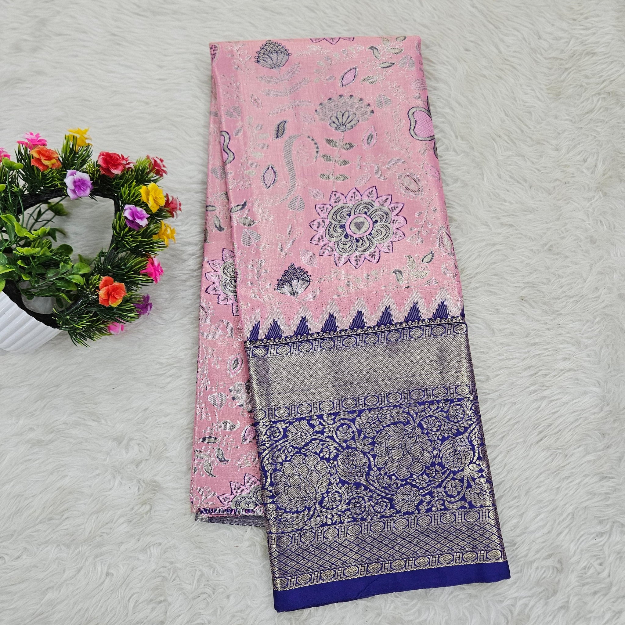 (5–10 Year) Lehenga – Unstitched (Blouse + Material)