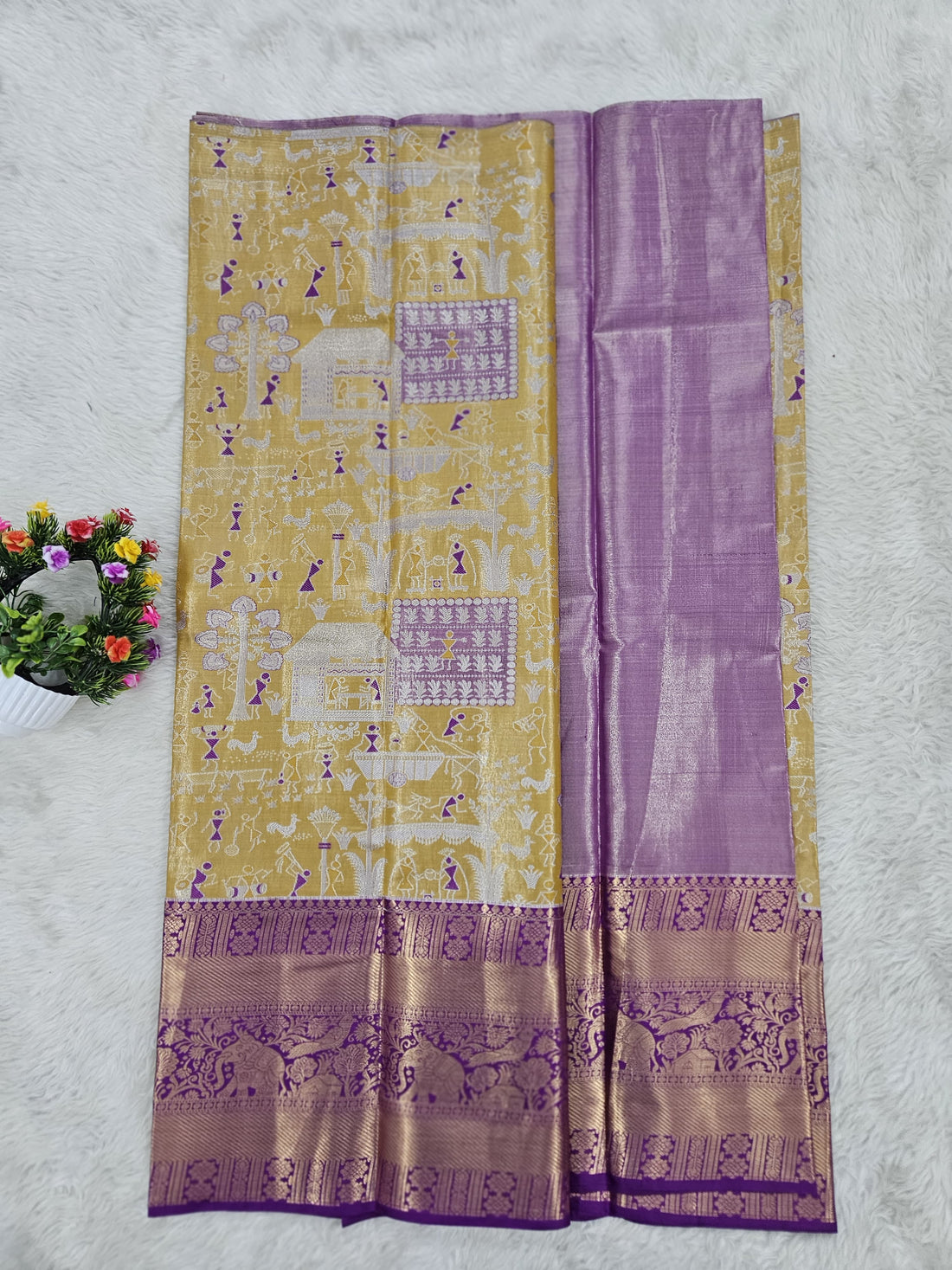 (5–10 Year) Lehenga – Unstitched (Blouse + Material)