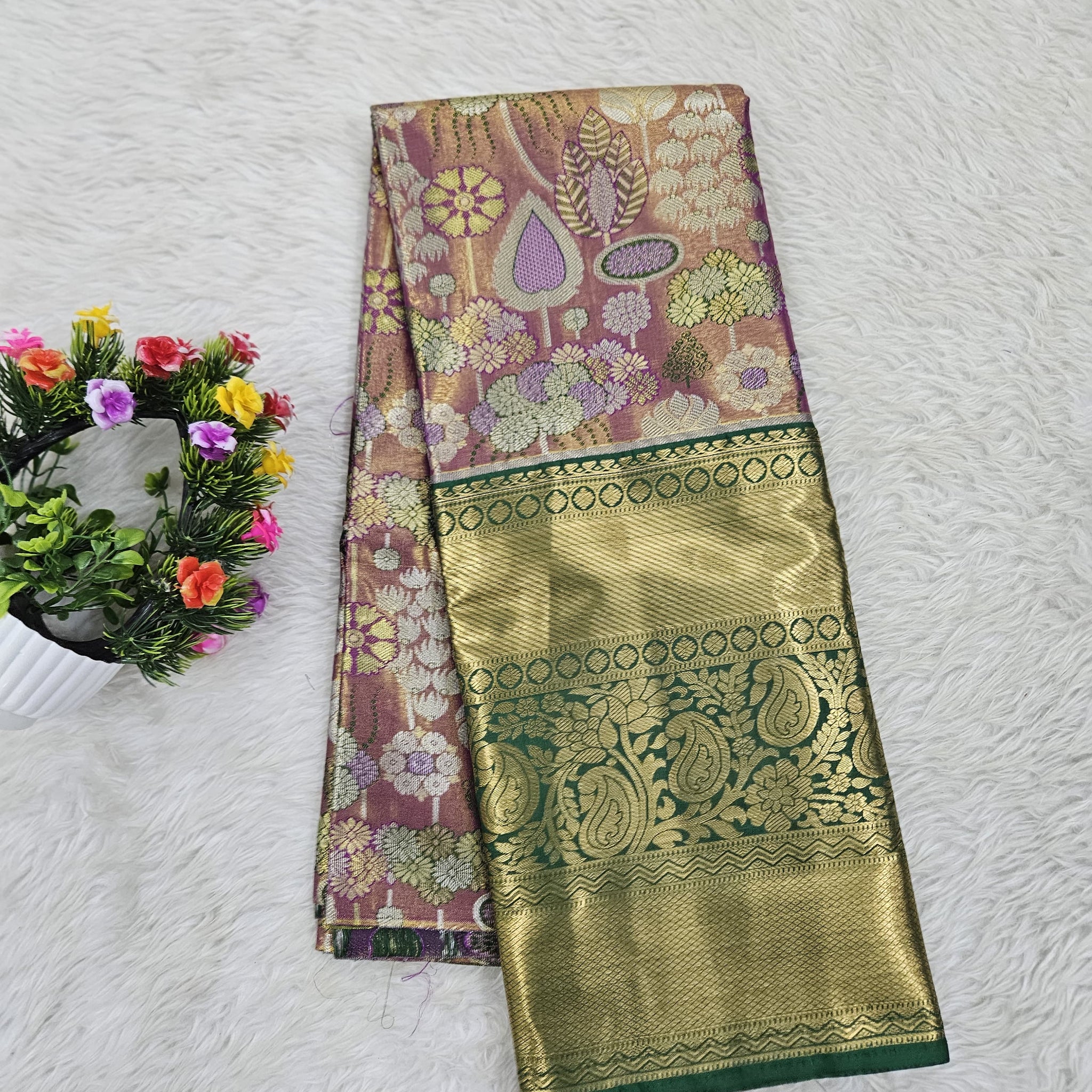 (5–10 Year) Lehenga – Unstitched (Blouse + Material)