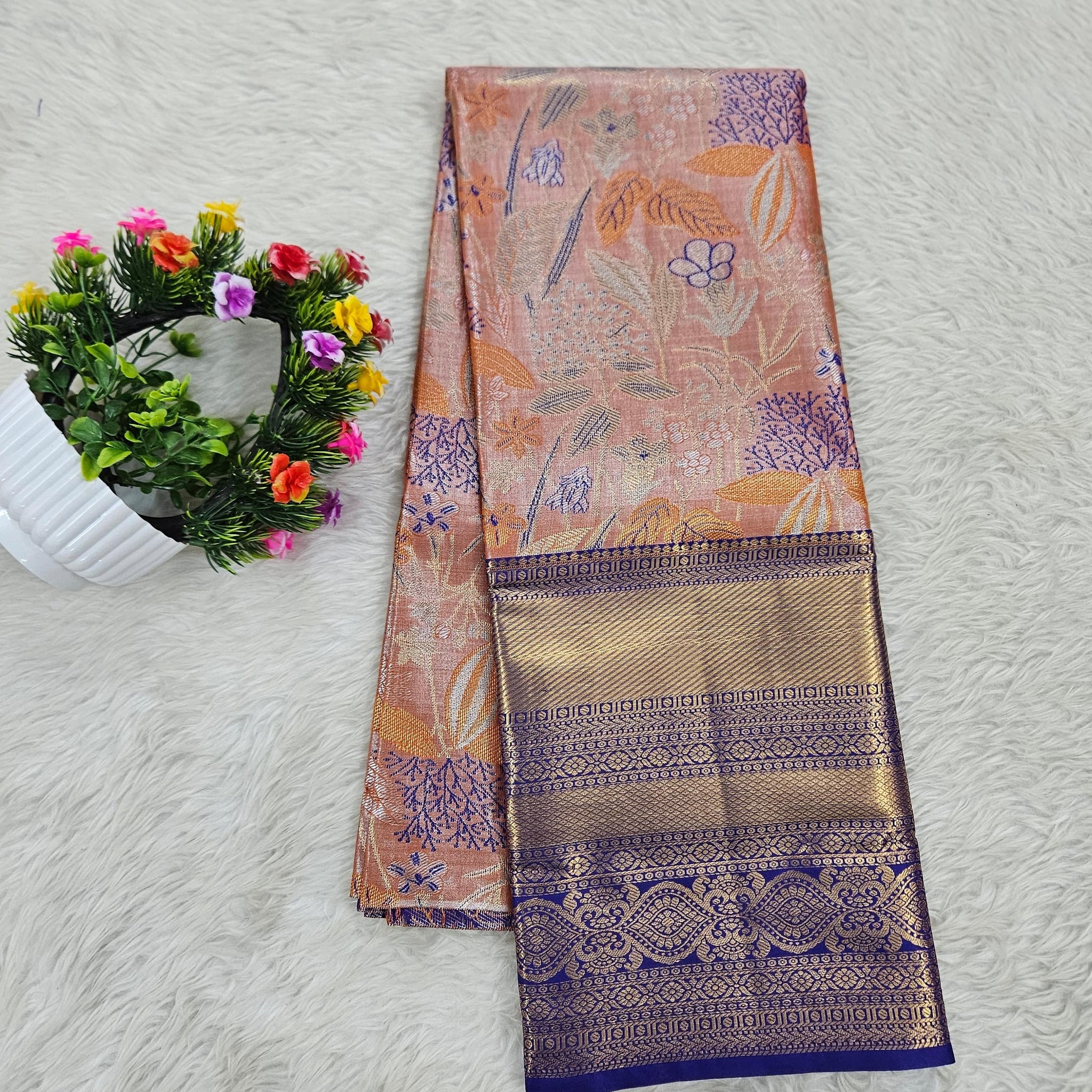 (5–10 Year) Lehenga – Unstitched (Blouse + Material)