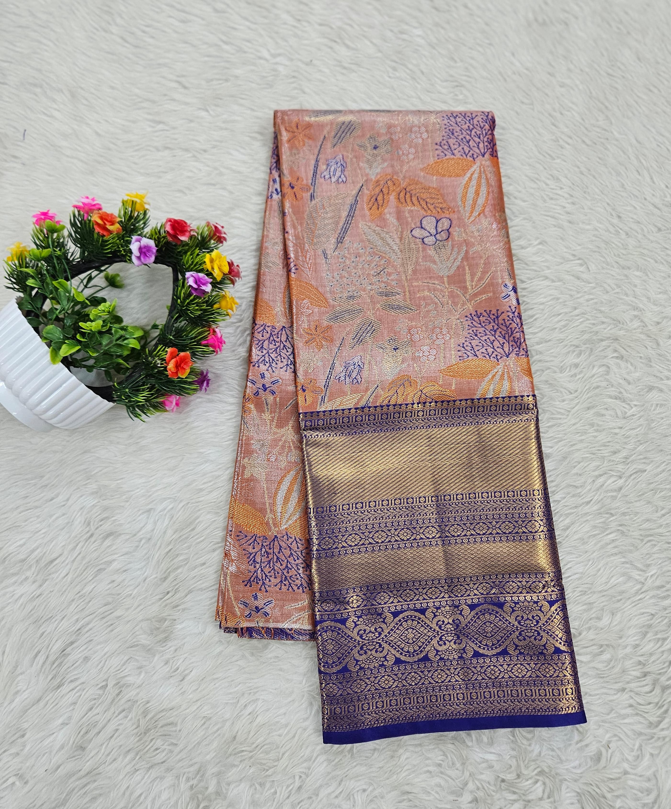 (5–10 Year) Lehenga – Unstitched (Blouse + Material)