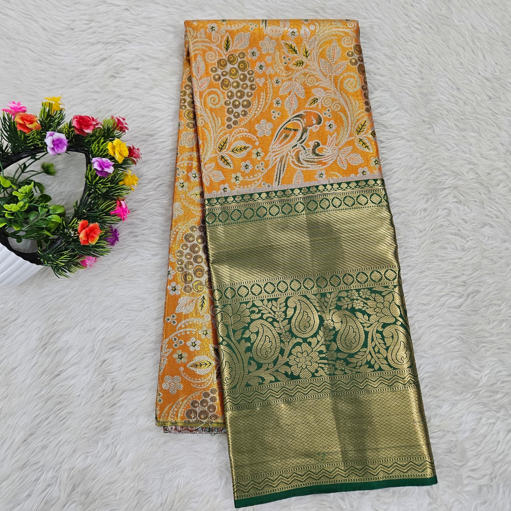 (5–10 Year) Lehenga – Unstitched (Blouse + Material)