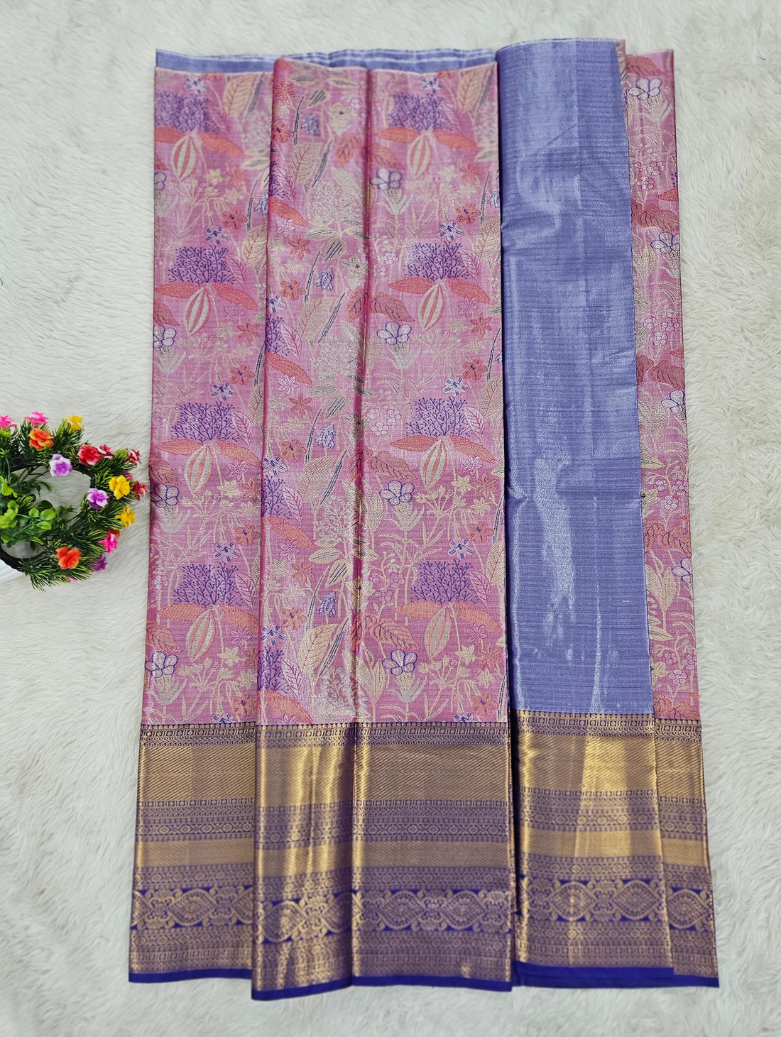 (5–10 Year) Lehenga – Unstitched (Blouse + Material)