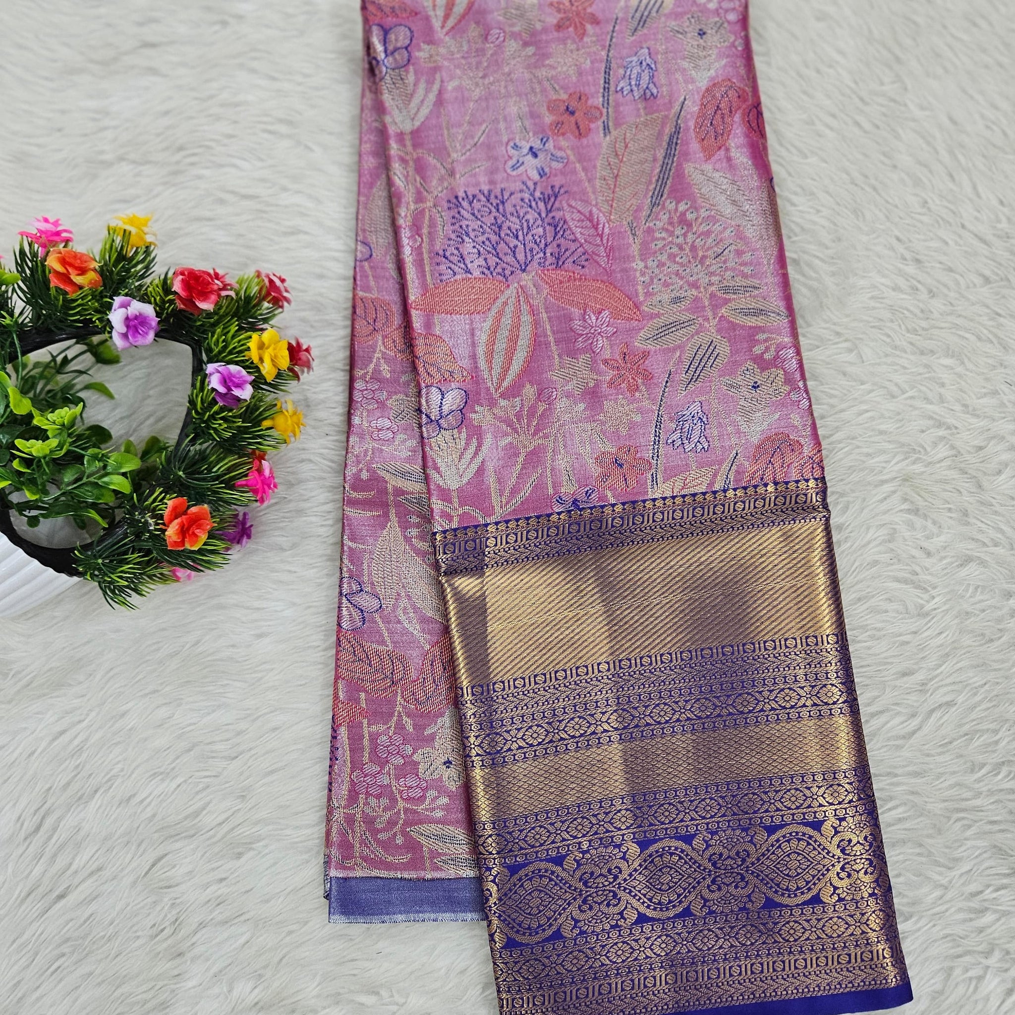 (5–10 Year) Lehenga – Unstitched (Blouse + Material)