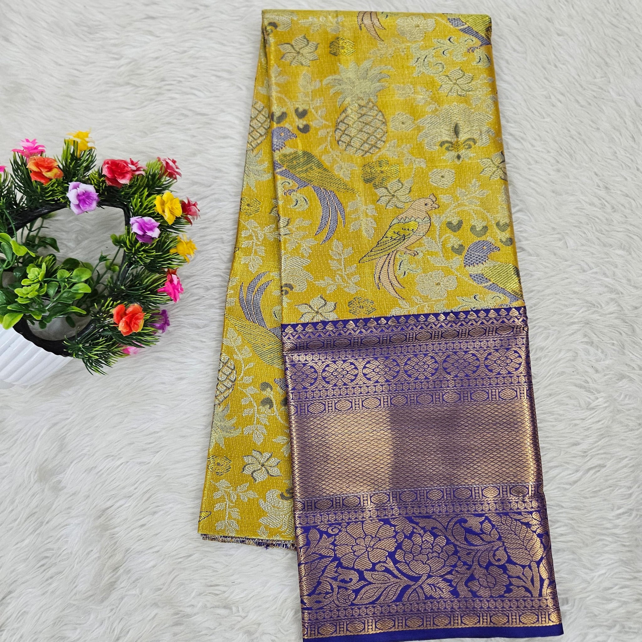 (5–10 Year) Lehenga – Unstitched (Blouse + Material)