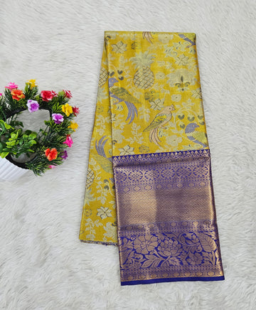 (5–10 Year) Lehenga – Unstitched (Blouse + Material)