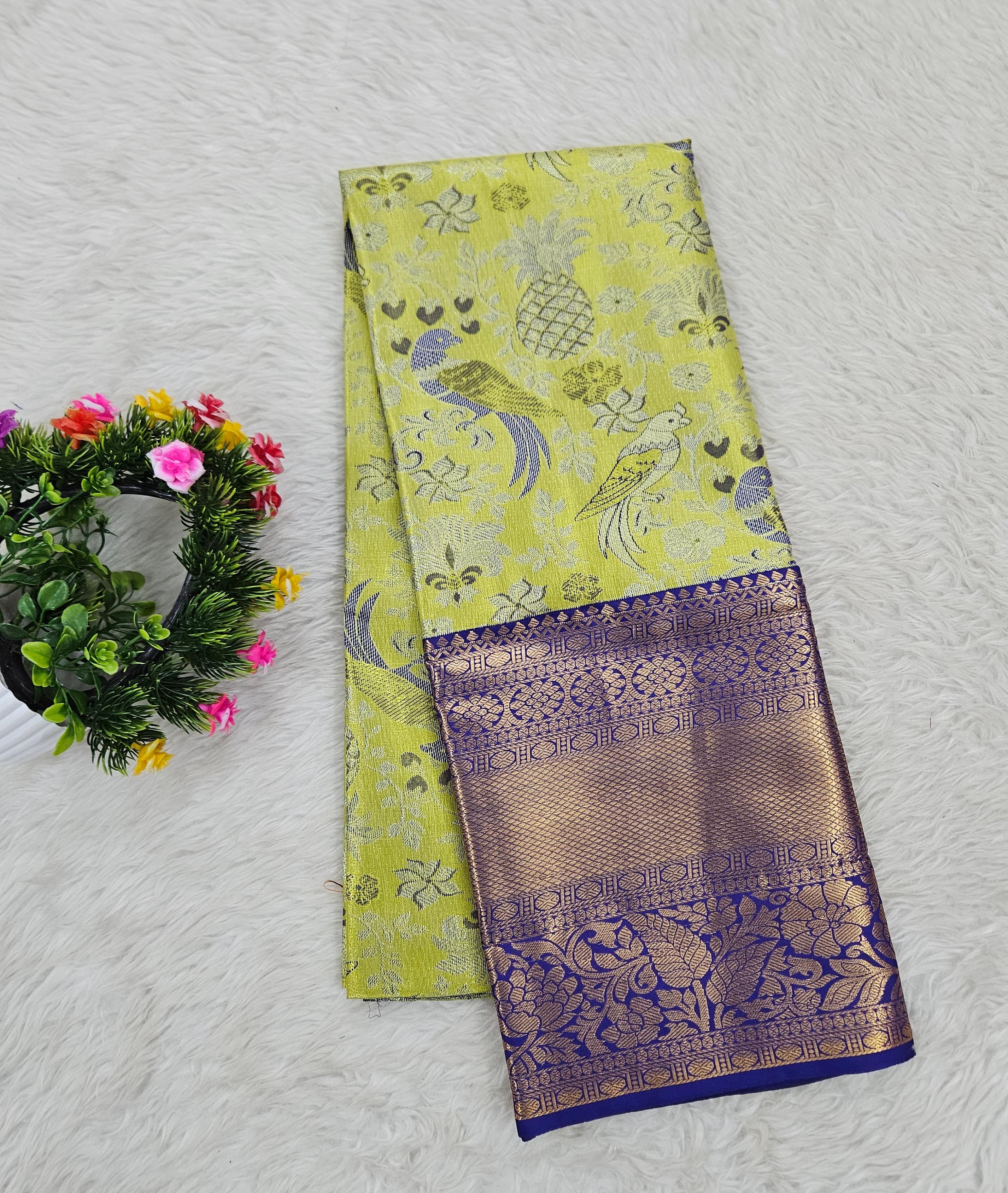 (5–10 Year) Lehenga – Unstitched (Blouse + Material)