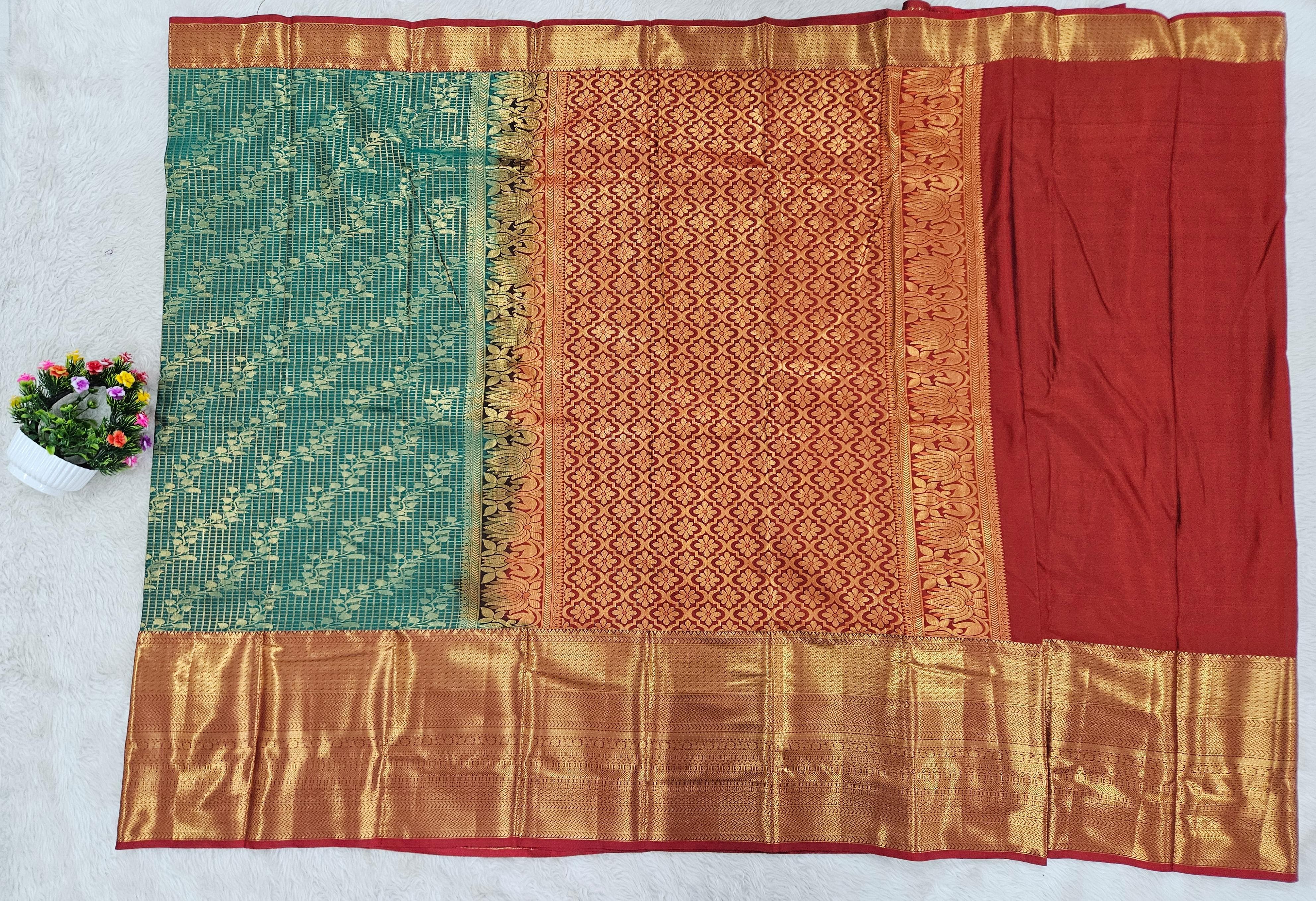 Semi kanchipattu saree