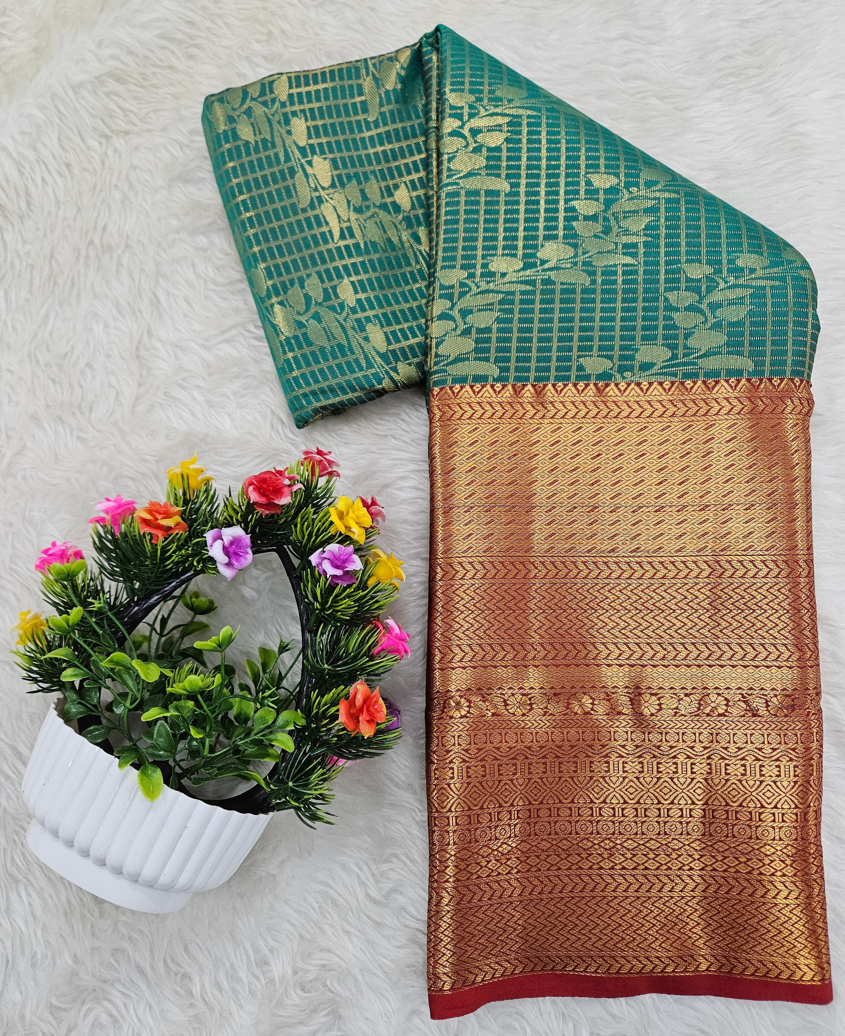Semi kanchipattu saree