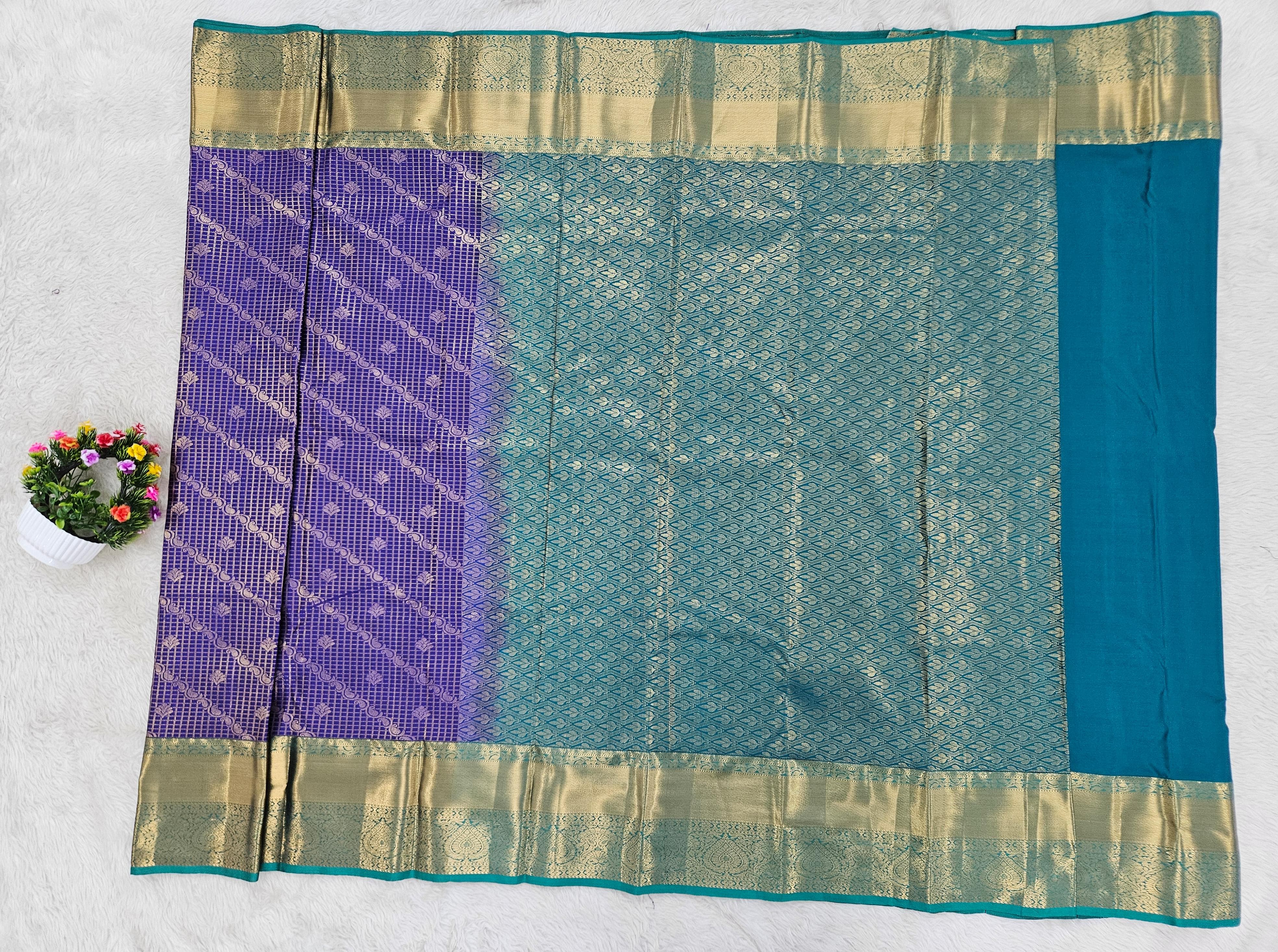 Semi kanchipattu saree