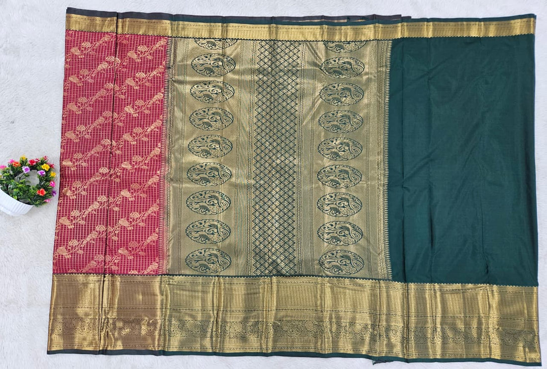 Semi kanchipattu saree