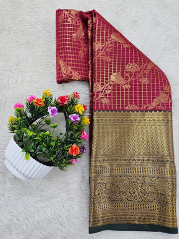 Semi kanchipattu saree