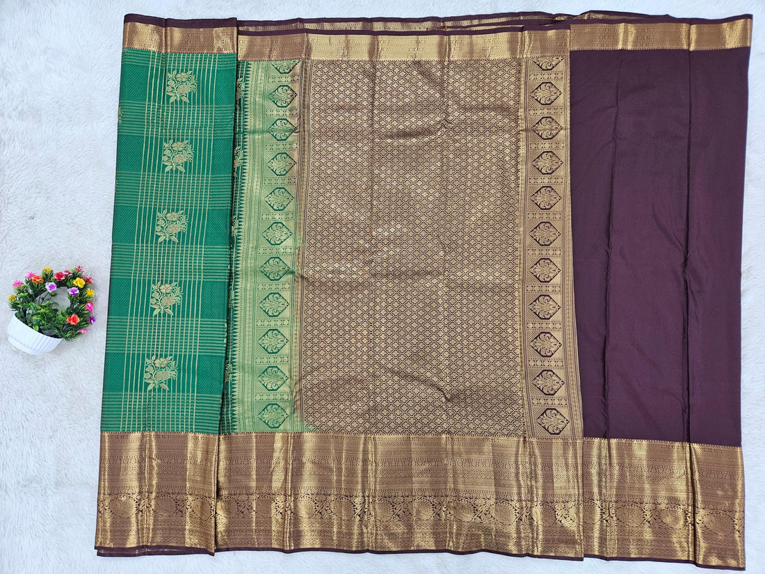 Semi kanchipattu saree