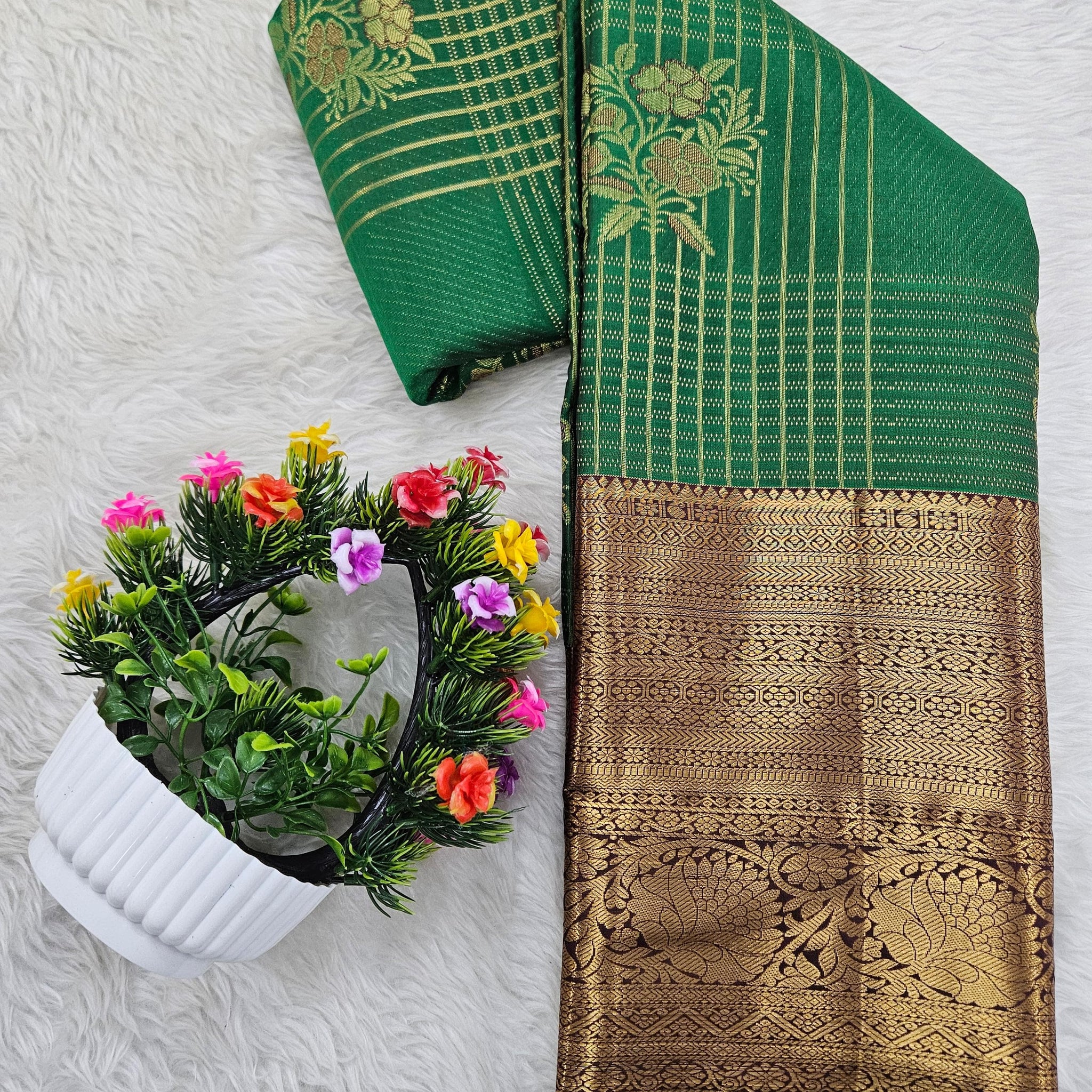 Semi kanchipattu saree