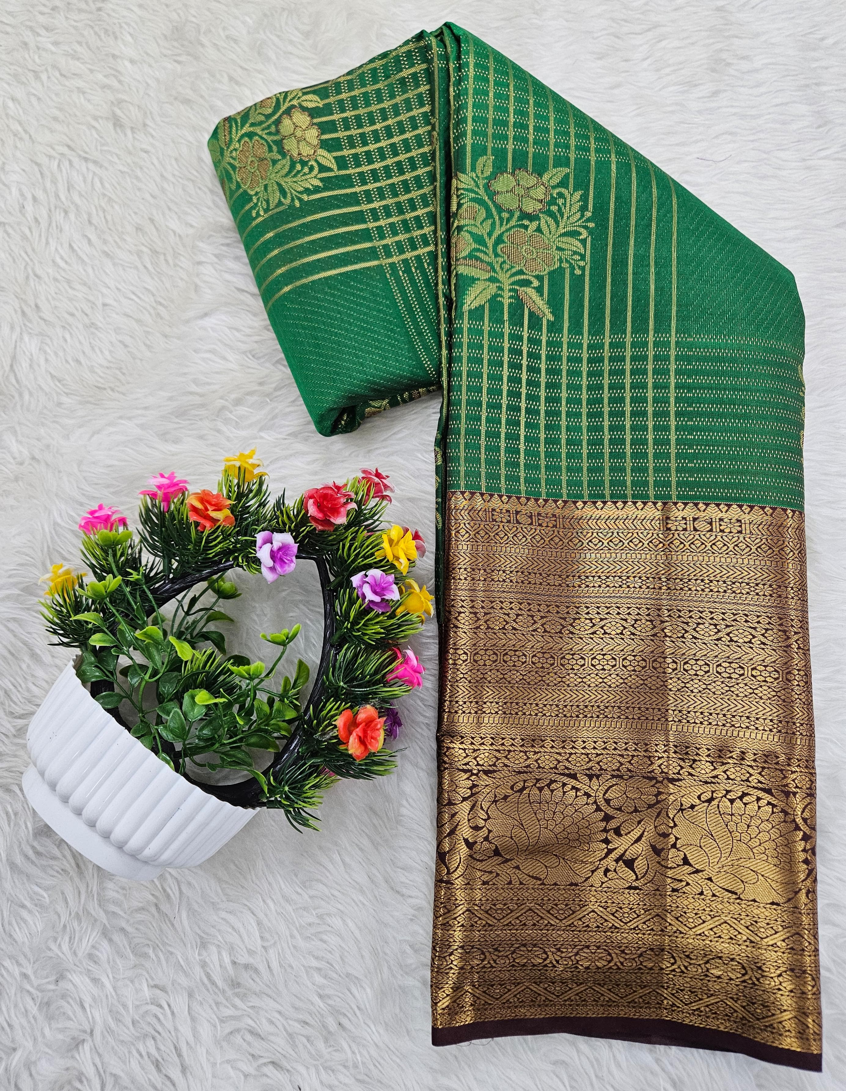 Semi kanchipattu saree