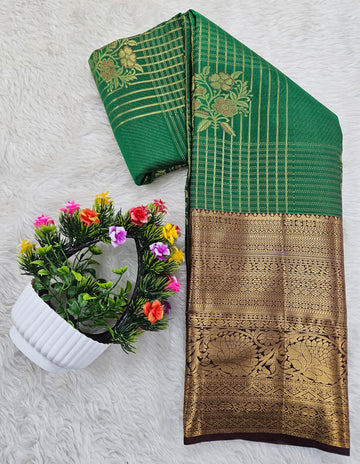 Semi kanchipattu saree