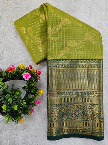 Semi kanchipattu saree