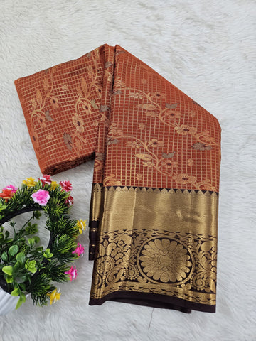 Semi kanchipattu saree