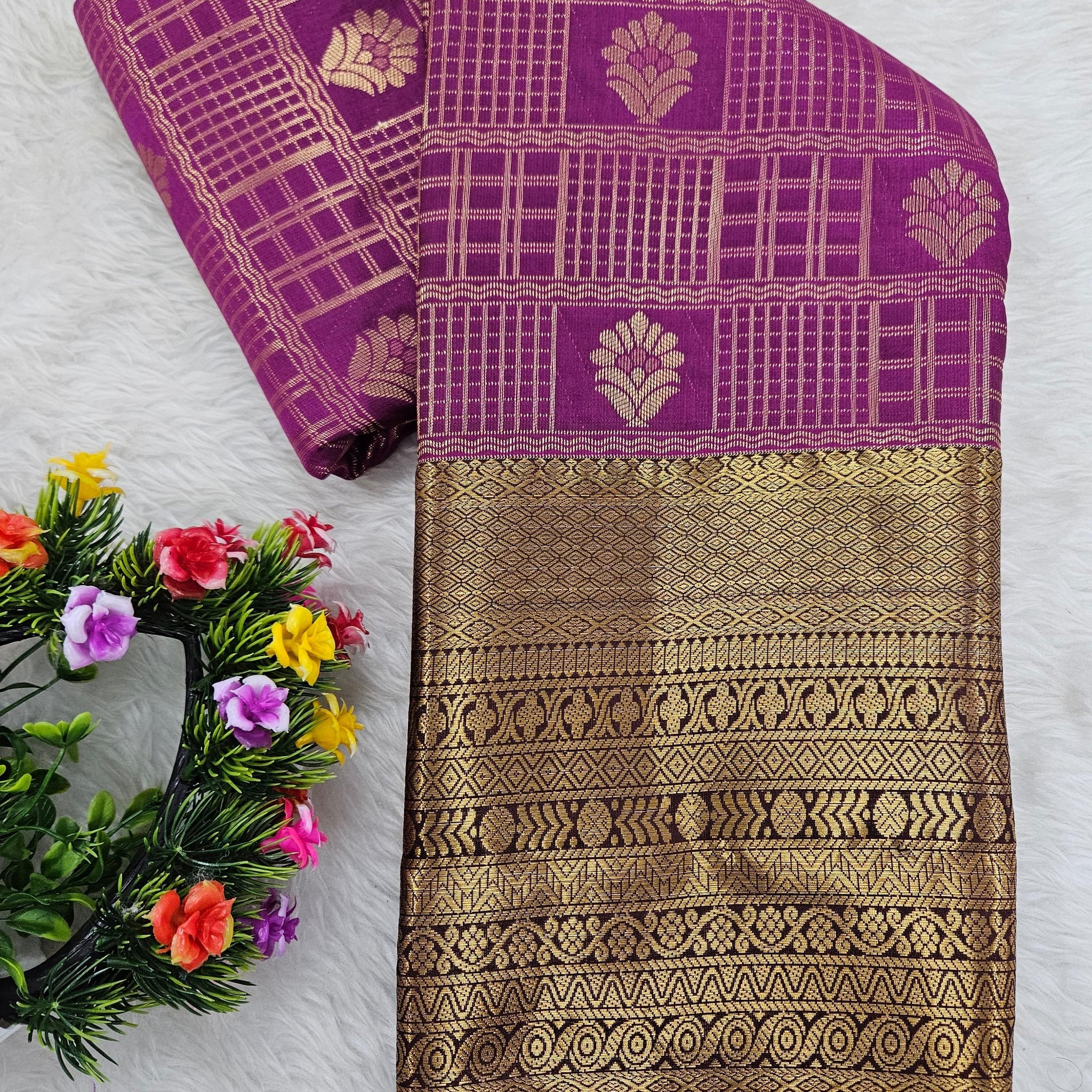 Semi kanchipattu saree