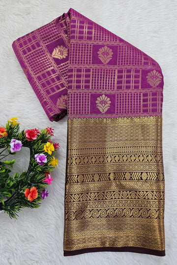 Semi kanchipattu saree