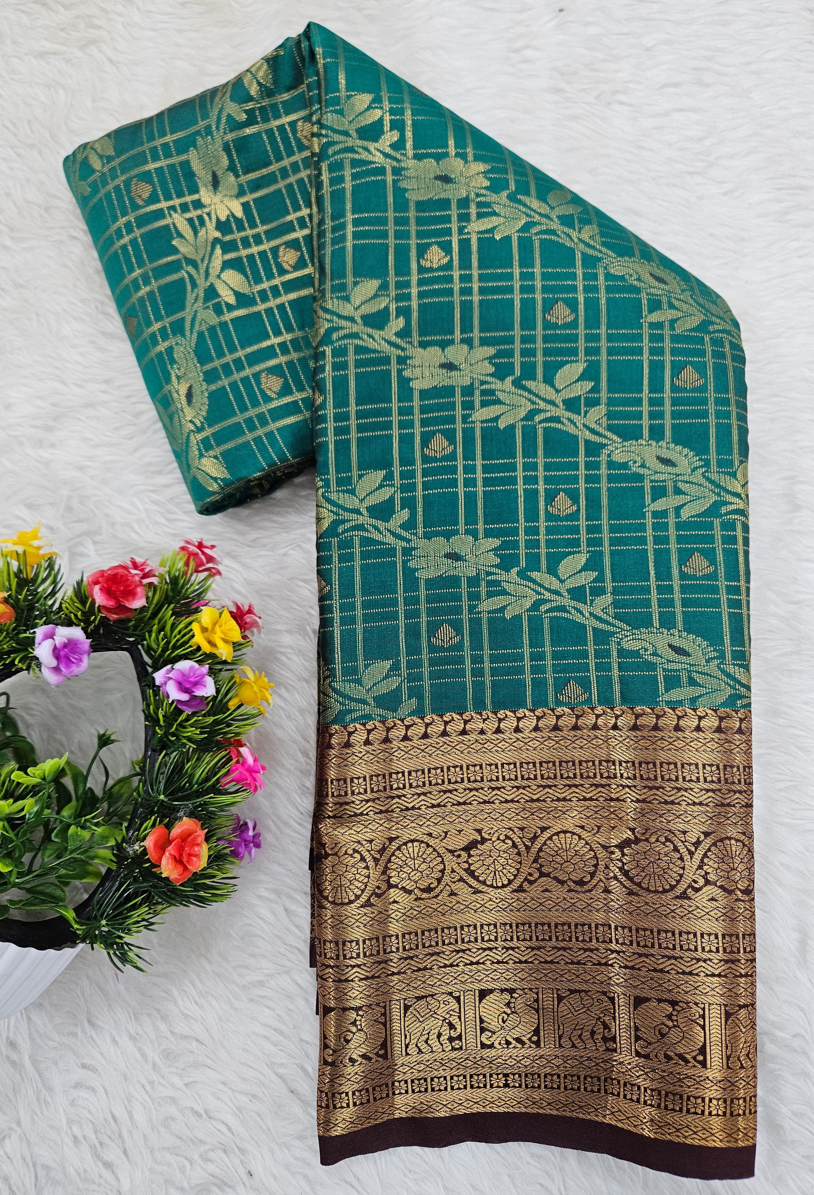 Semi kanchipattu saree