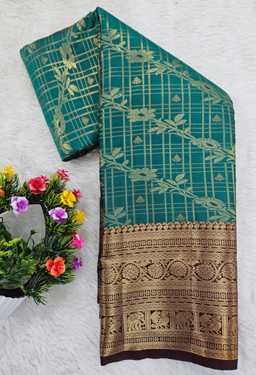 Semi kanchipattu saree