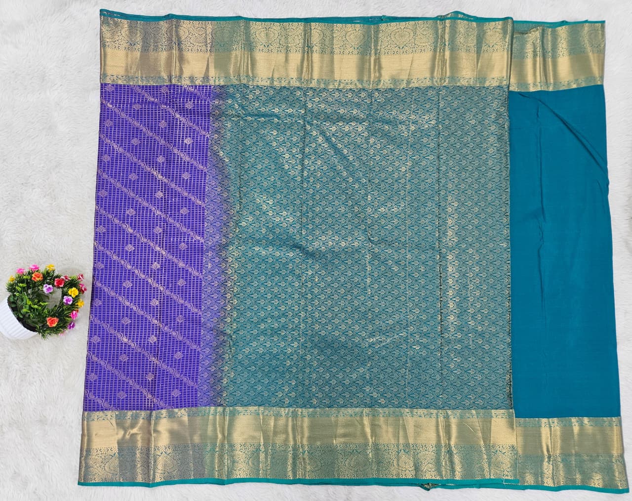 Semi kanchipattu saree