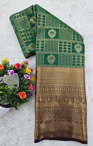 Semi kanchipattu saree