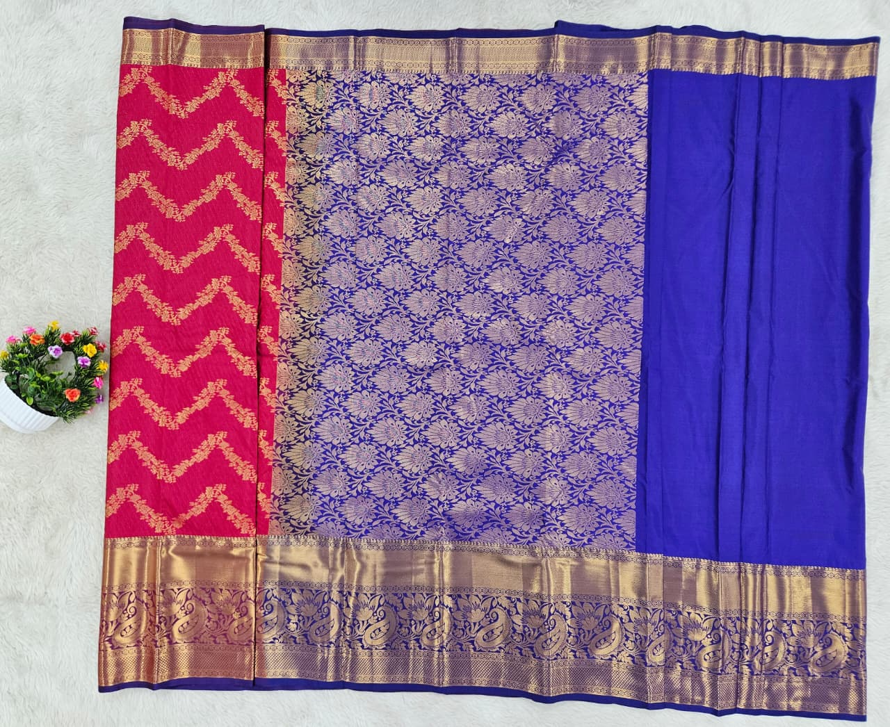 Semi kanchipattu saree