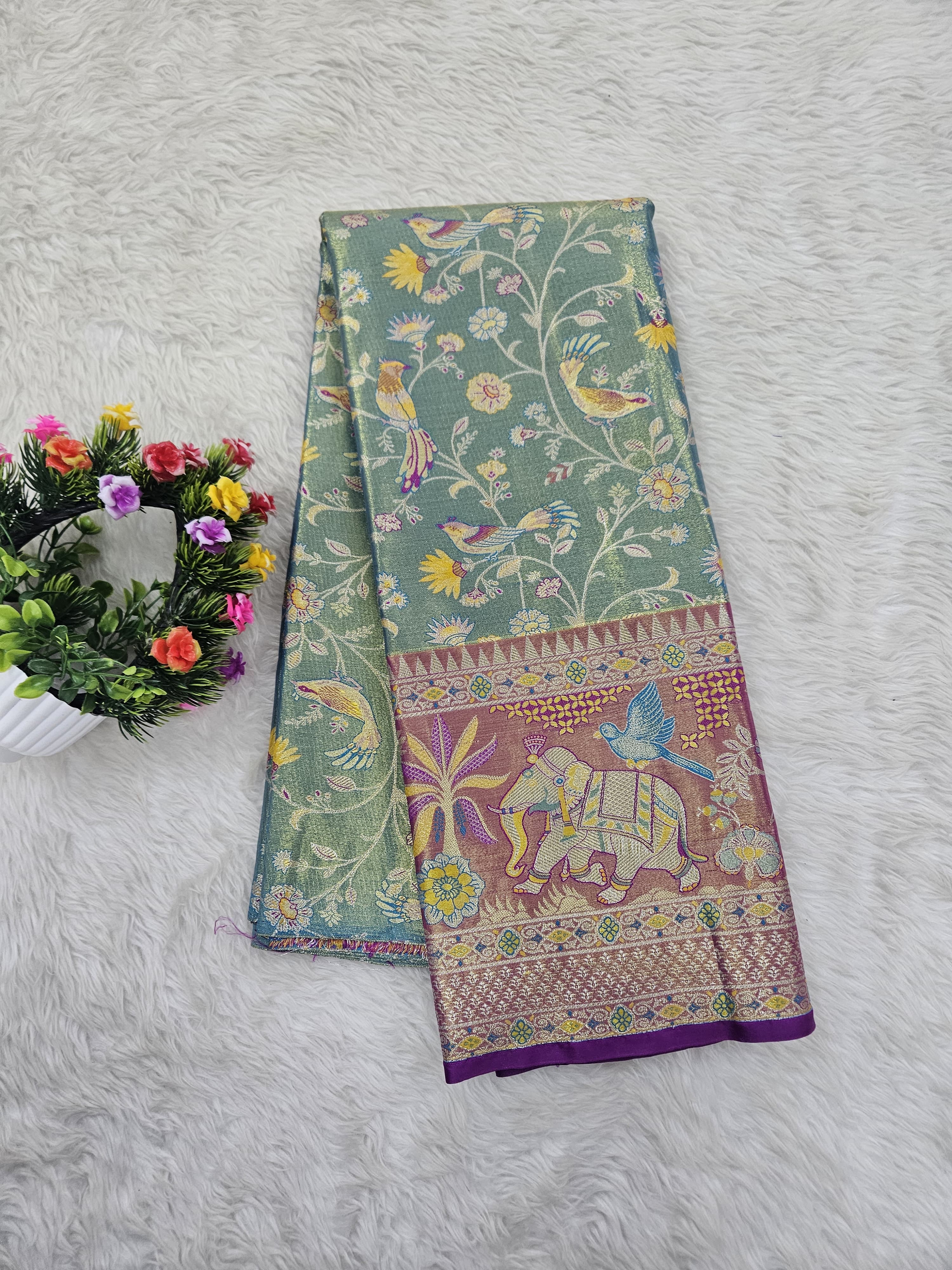 (5–10 Year) Lehenga – Unstitched (Blouse + Material)