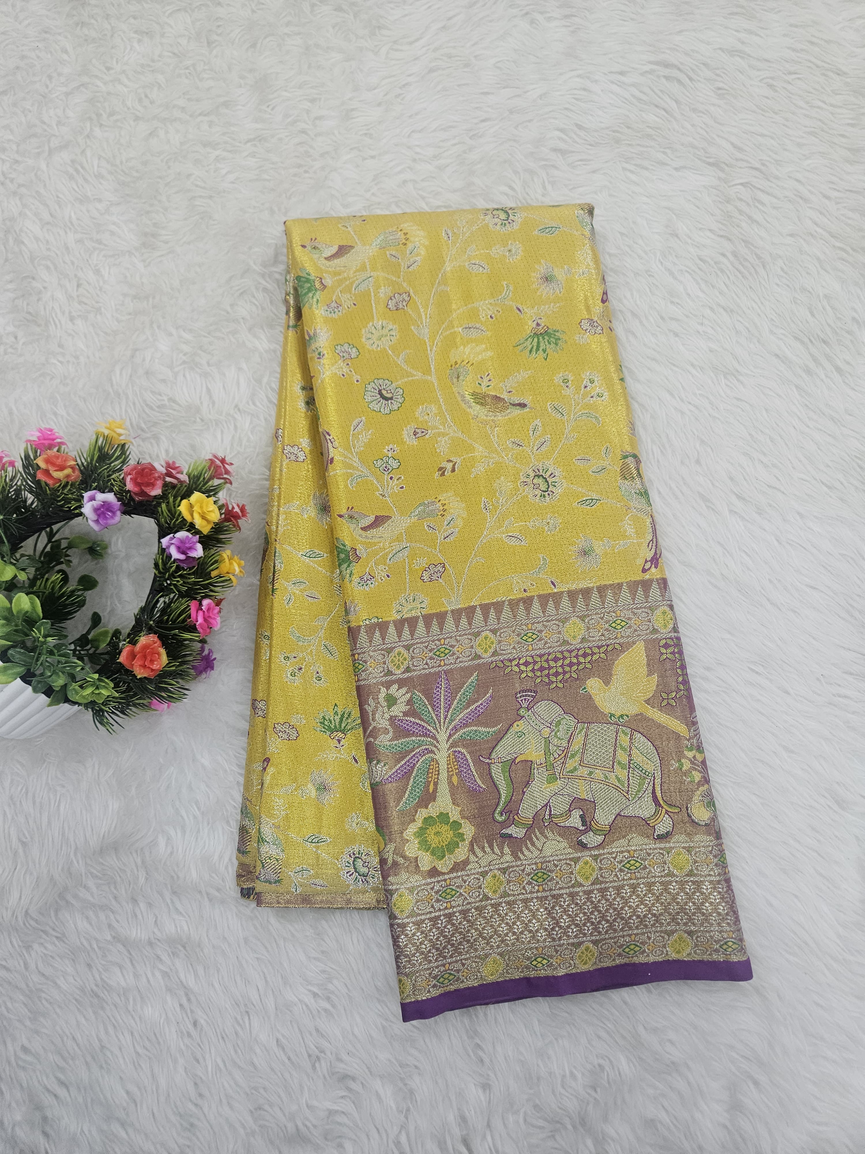 (5–10 Year) Lehenga – Unstitched (Blouse + Material)