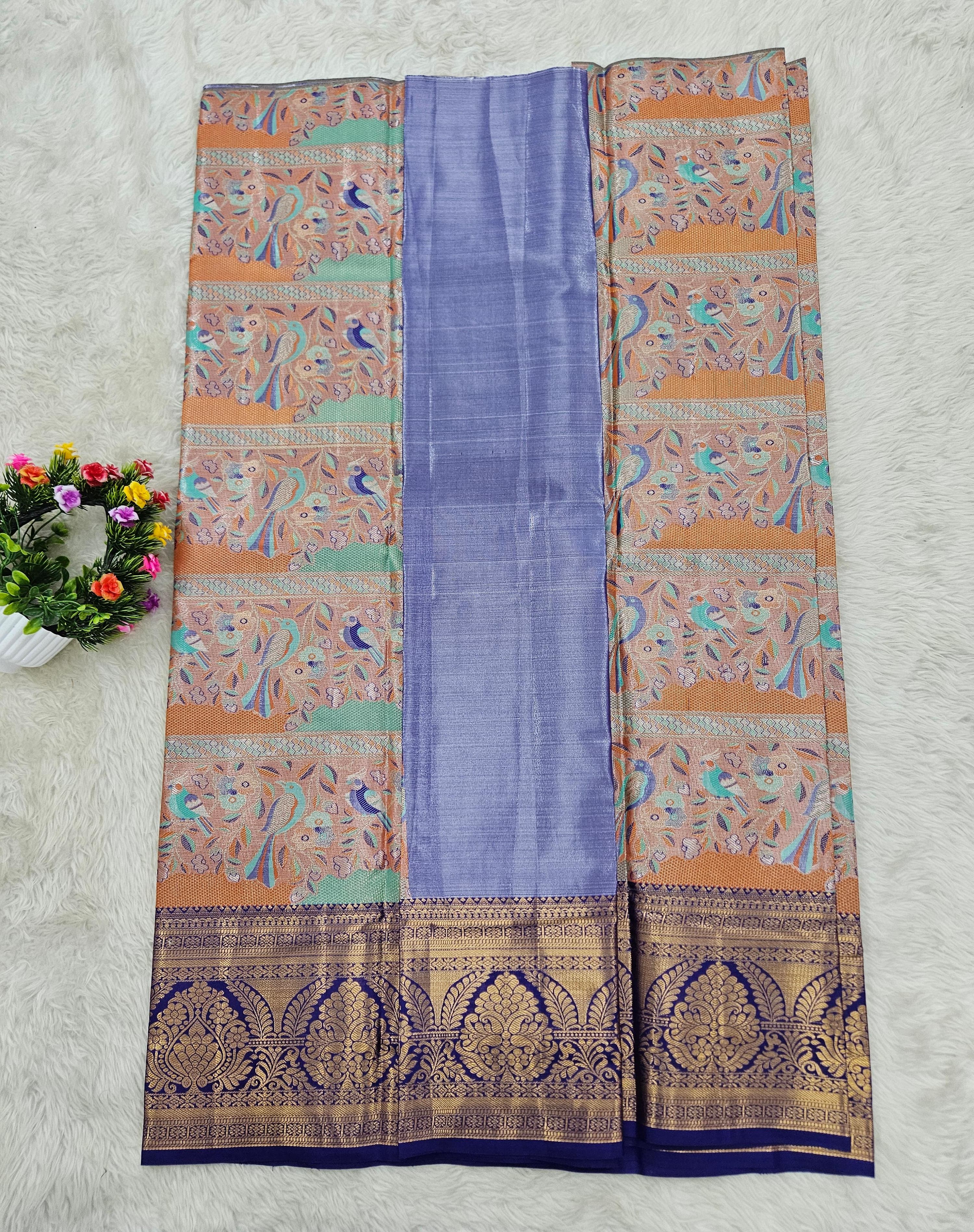 (5–10 Year) Lehenga – Unstitched (Blouse + Material)