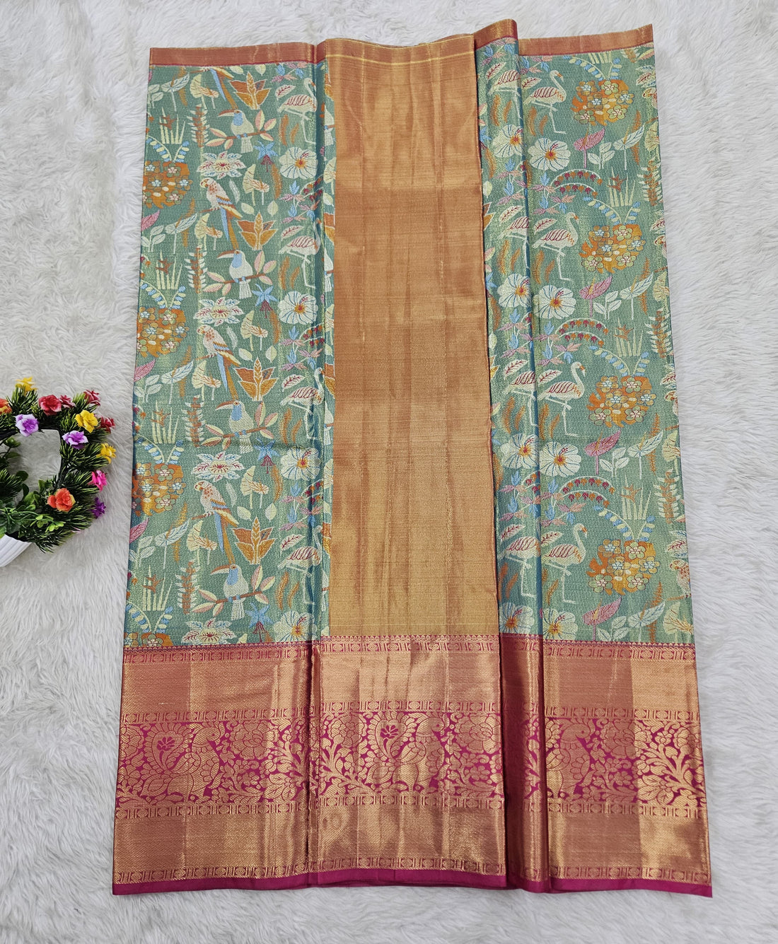 (5–10 Year) Lehenga – Unstitched (Blouse + Material)