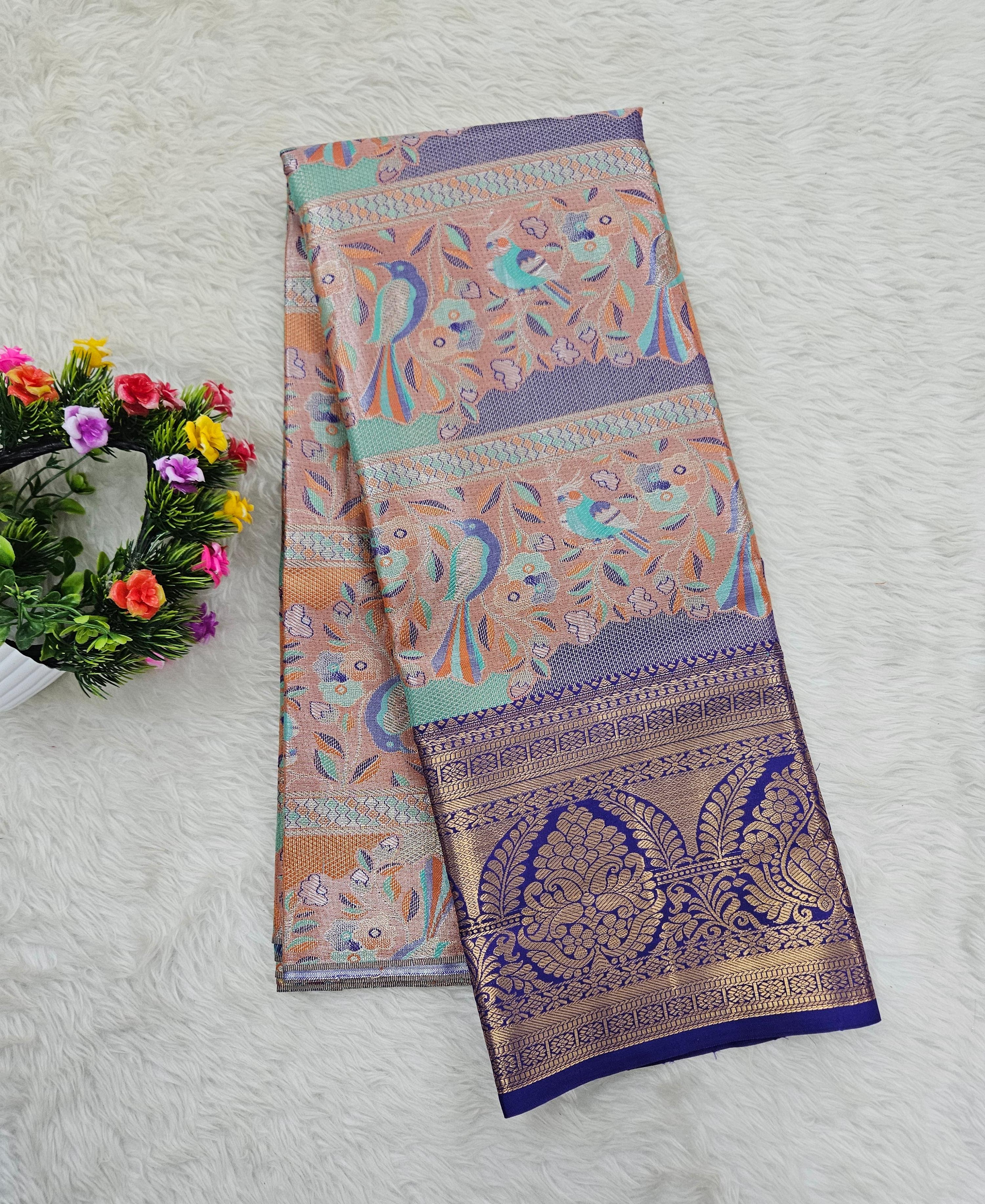 (5–10 Year) Lehenga – Unstitched (Blouse + Material)